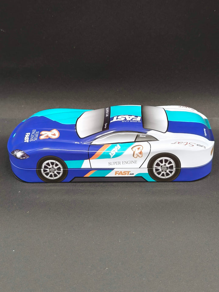 Fun Blast Metal Car Pencil Box for Kids | Double Layer Metal Pencil Case for Kids Boys | Pencil Case for Students | School Supplies | Stationery Set Organizer | Birthday Return Gift