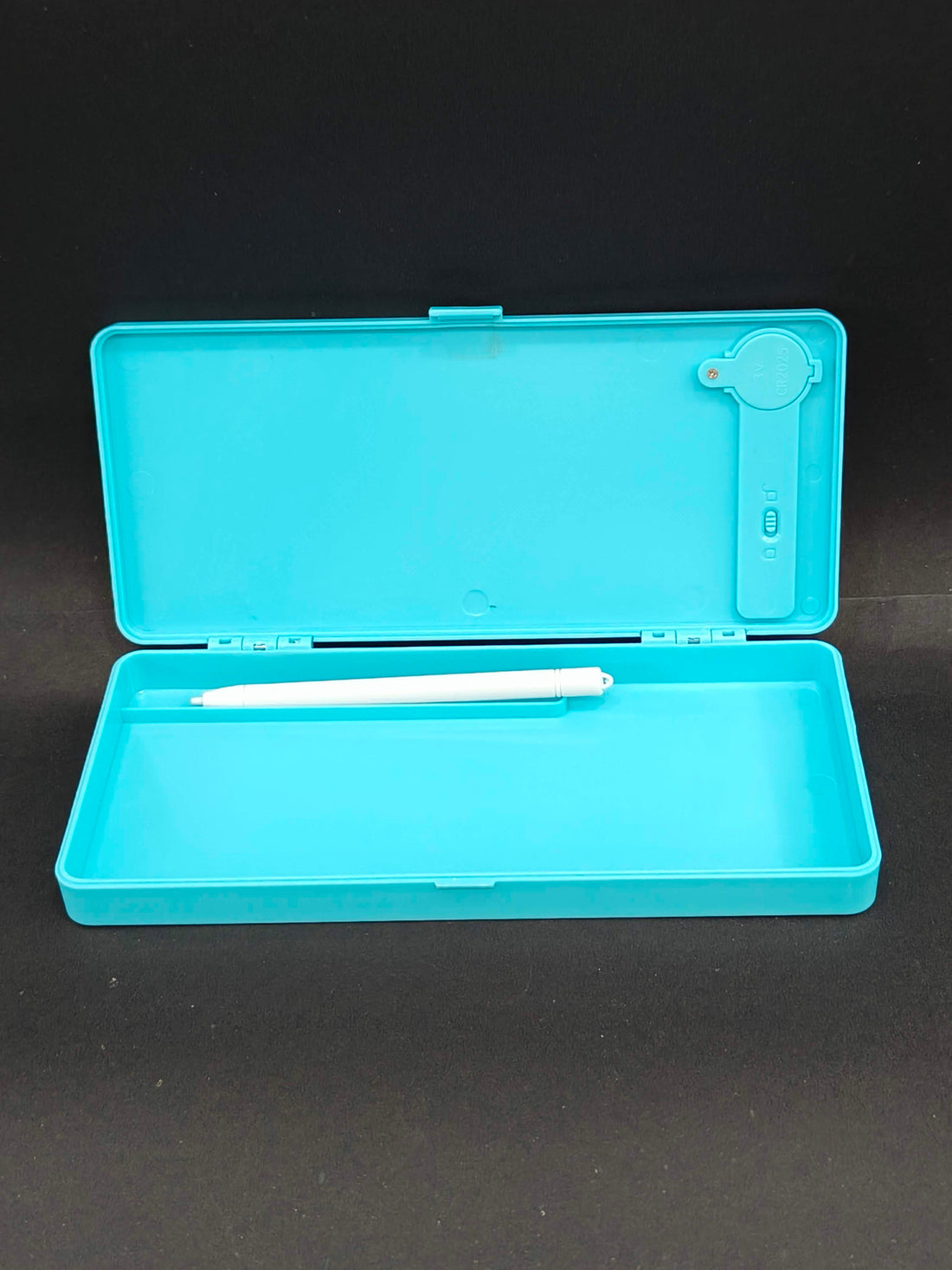 LCD Plain Pencil case with writting pad | Magic Slate Writing Tablet with Pencil Box | Solid Compass Box for Boys Girls | Multifunctional with Writing Pad | Smart Stationery Organizer for Kids