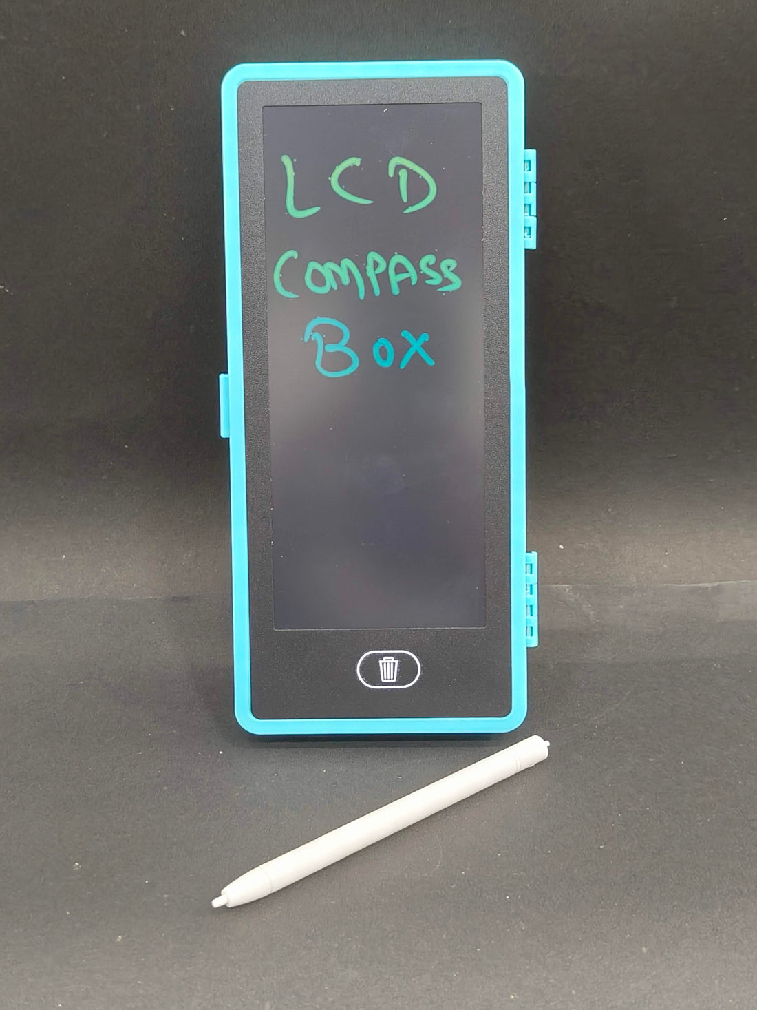 LCD Plain Pencil case with writting pad | Magic Slate Writing Tablet with Pencil Box | Solid Compass Box for Boys Girls | Multifunctional with Writing Pad | Smart Stationery Organizer for Kids