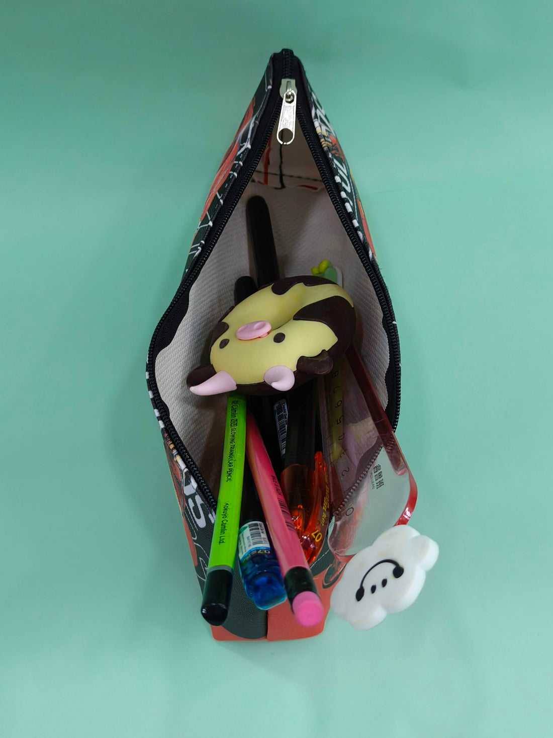 Pencil Pouch for Kids Teenager | School College Pencil Box Multiutility Pouch | Soccer Football Vollyball Basketball Avenger Basic Pencil Pouches | Birthday Return Gift