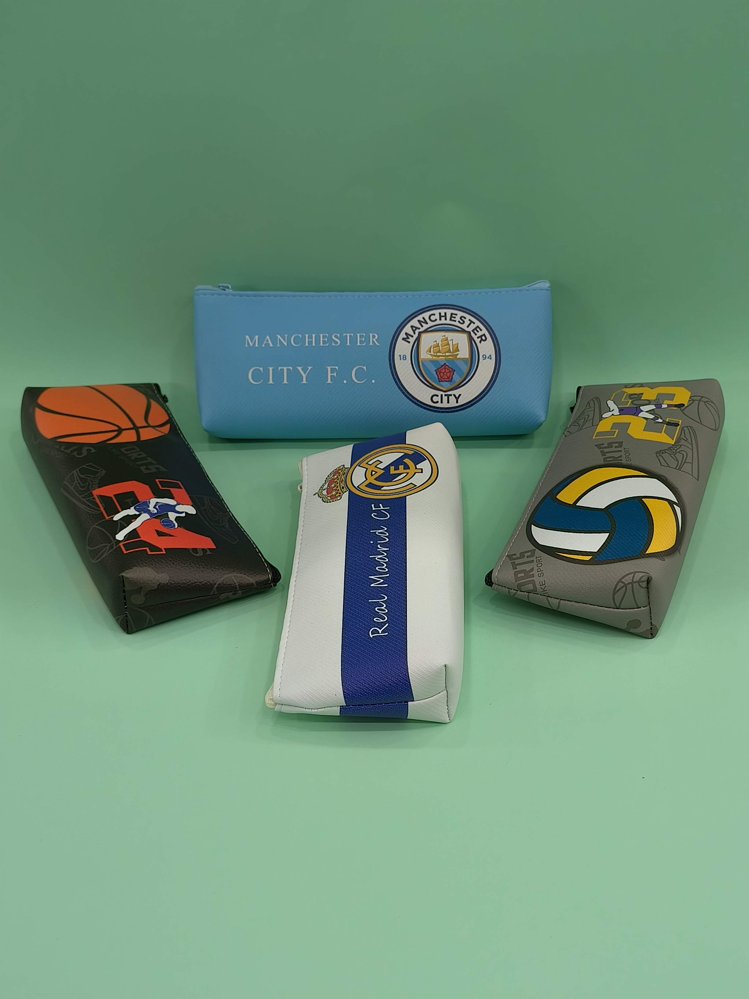 Pencil Pouch for Kids Teenager | School College Pencil Box Multiutility Pouch | Soccer Football Vollyball Basketball Avenger Basic Pencil Pouches | Birthday Return Gift