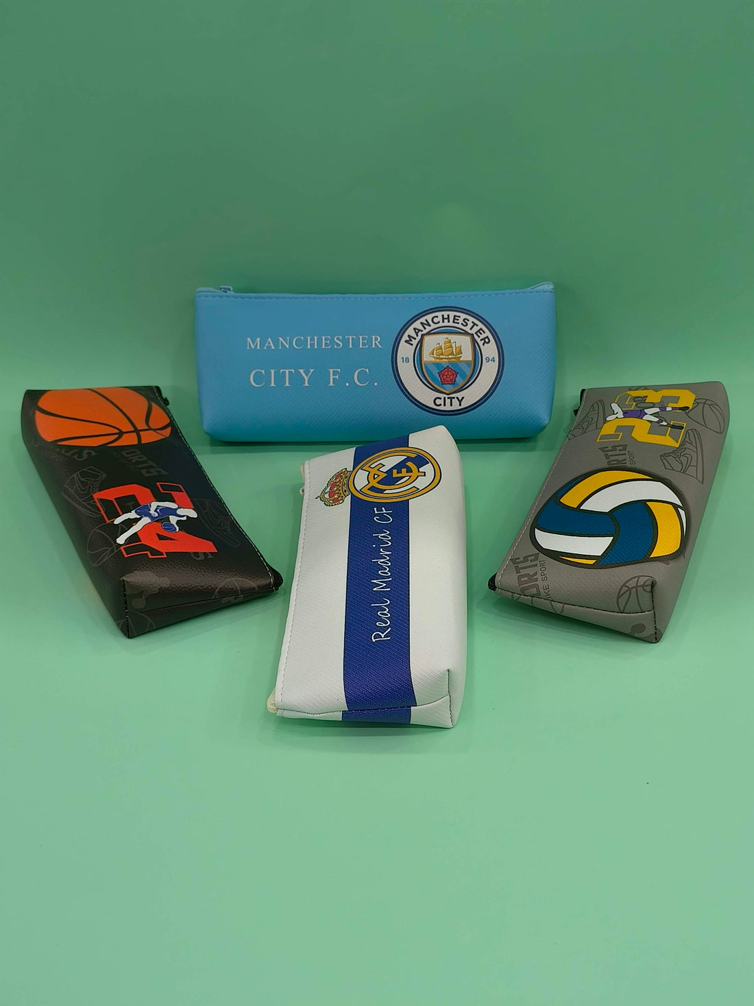 Pencil Pouch for Kids Teenager | School College Pencil Box Multiutility Pouch | Soccer Football Vollyball Basketball Avenger Basic Pencil Pouches | Birthday Return Gift