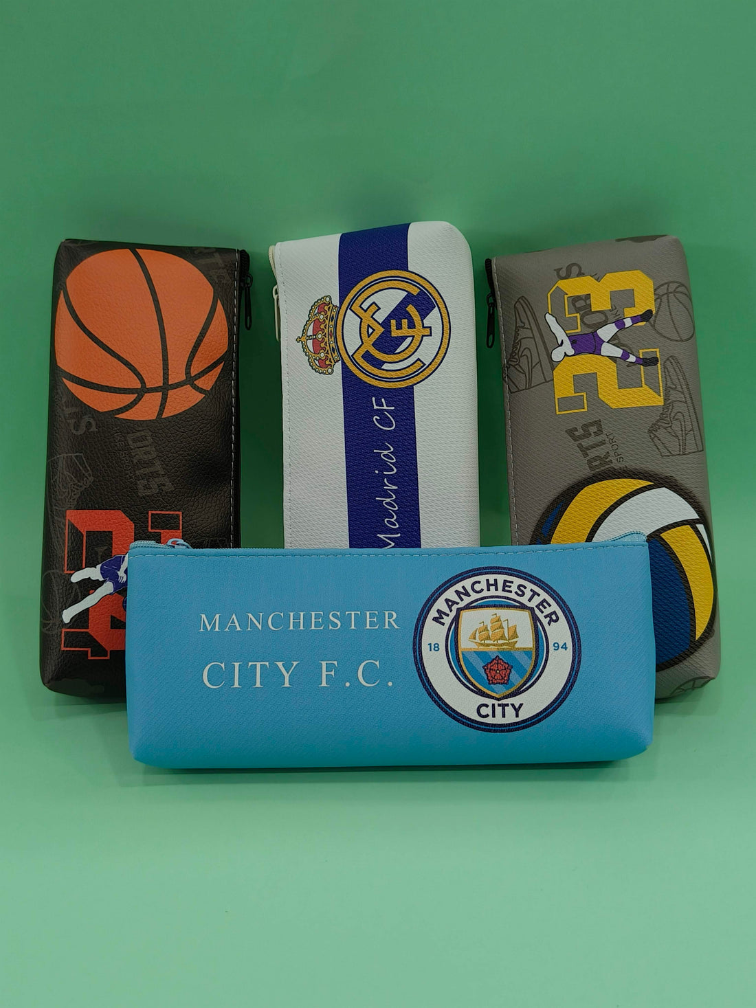 Pencil Pouch for Kids Teenager | School College Pencil Box Multiutility Pouch | Soccer Football Vollyball Basketball Avenger Basic Pencil Pouches | Birthday Return Gift