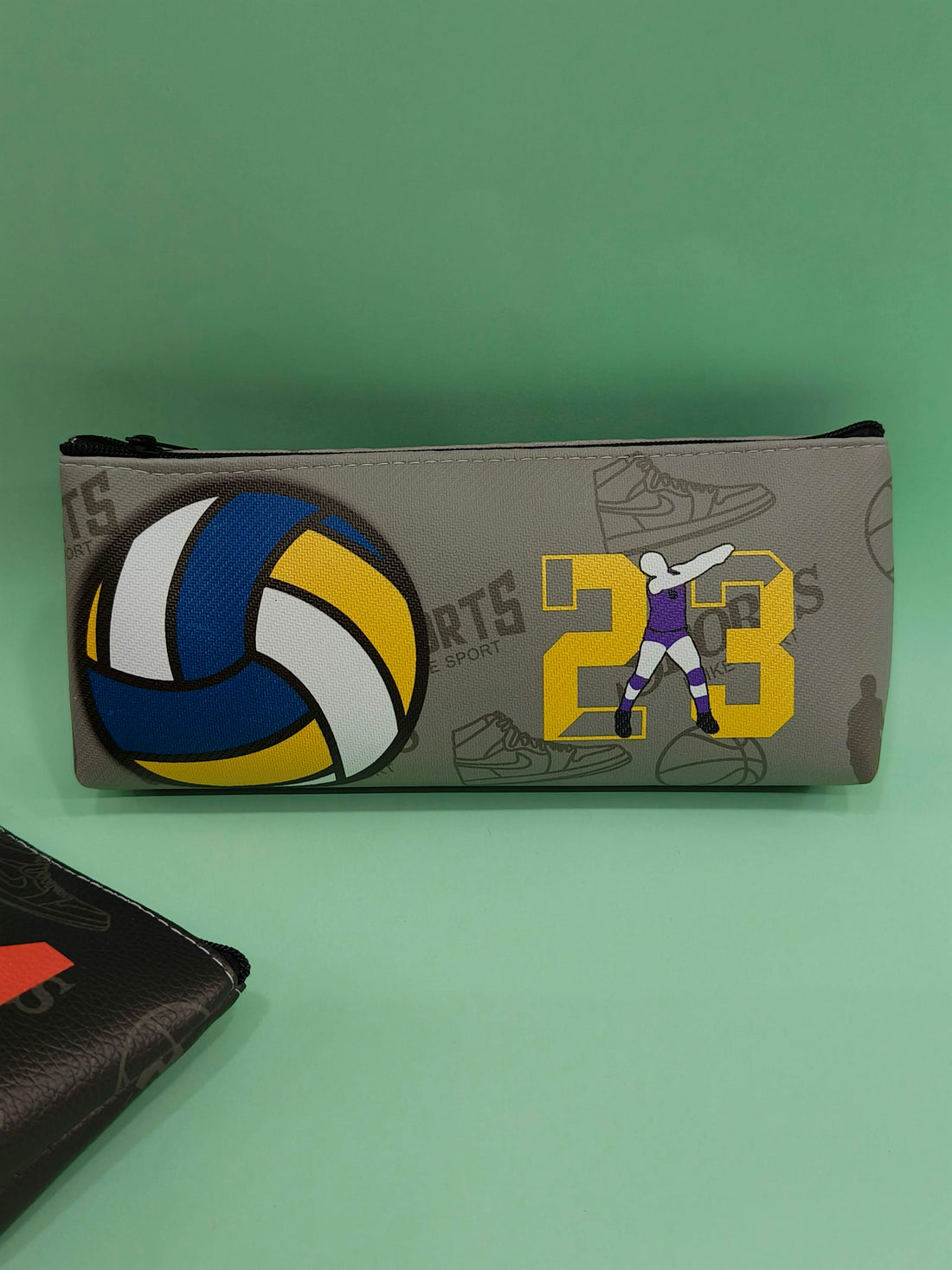 Pencil Pouch for Kids Teenager | School College Pencil Box Multiutility Pouch | Soccer Football Vollyball Basketball Avenger Basic Pencil Pouches | Birthday Return Gift