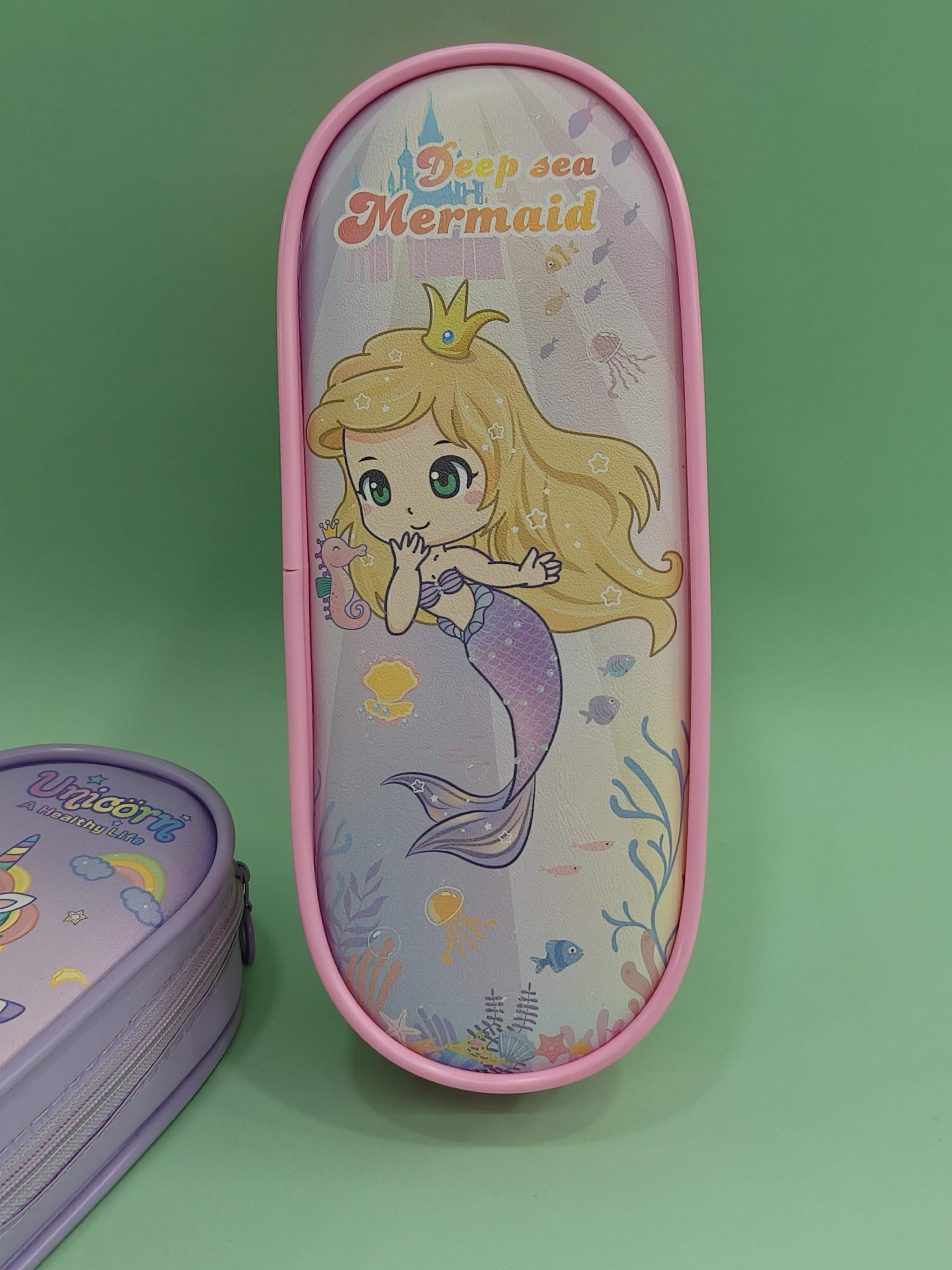 Soft Pencil Pouch For Girls | School Soft Cute Pencil Case | Travel Cosmetic Storage Zipper - KtoY