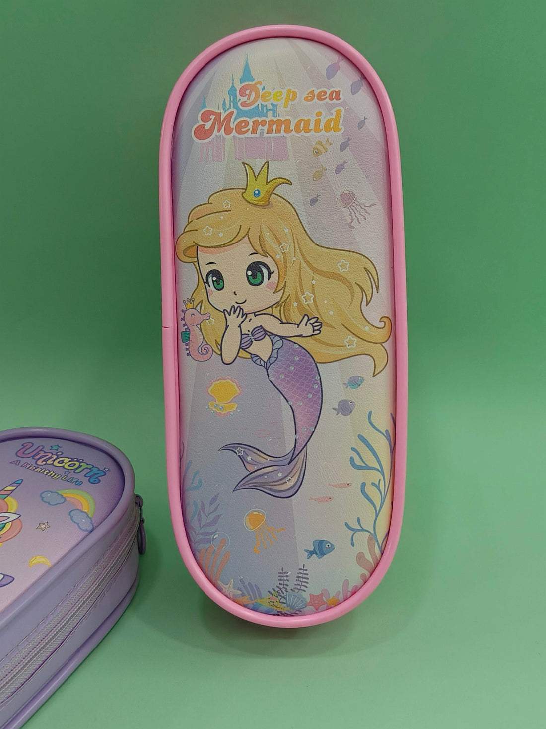 Soft Pencil Pouch For Girls | School Soft Cute Pencil Case | Travel Cosmetic Storage Zipper - KtoY