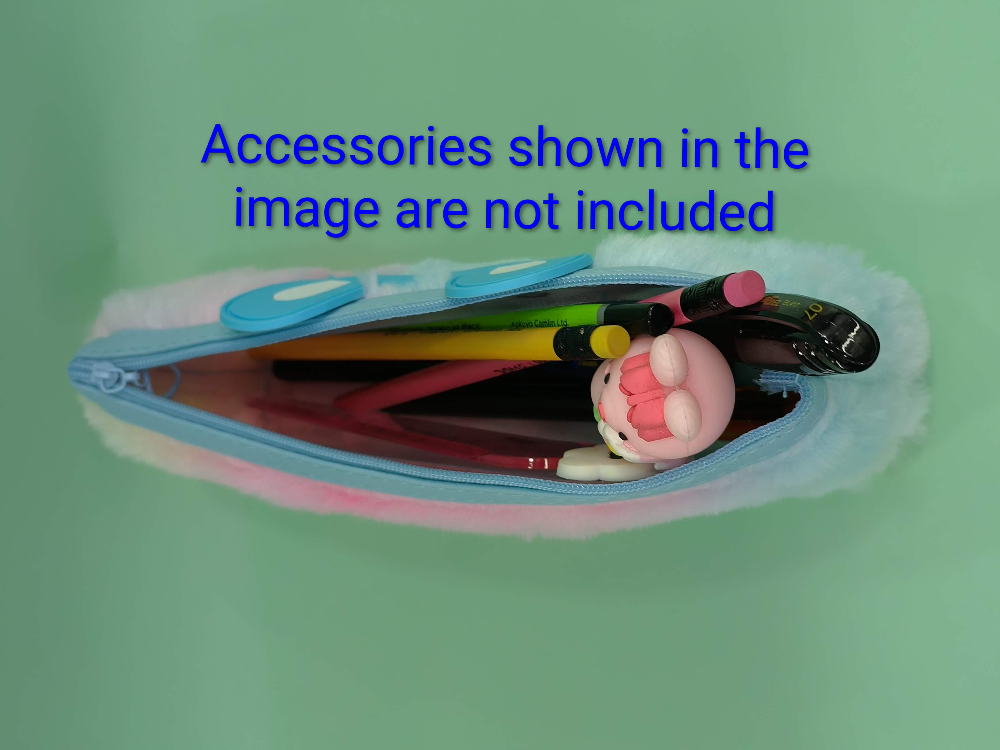 Cute & Soft Fur Pencil Pouch - KtoY