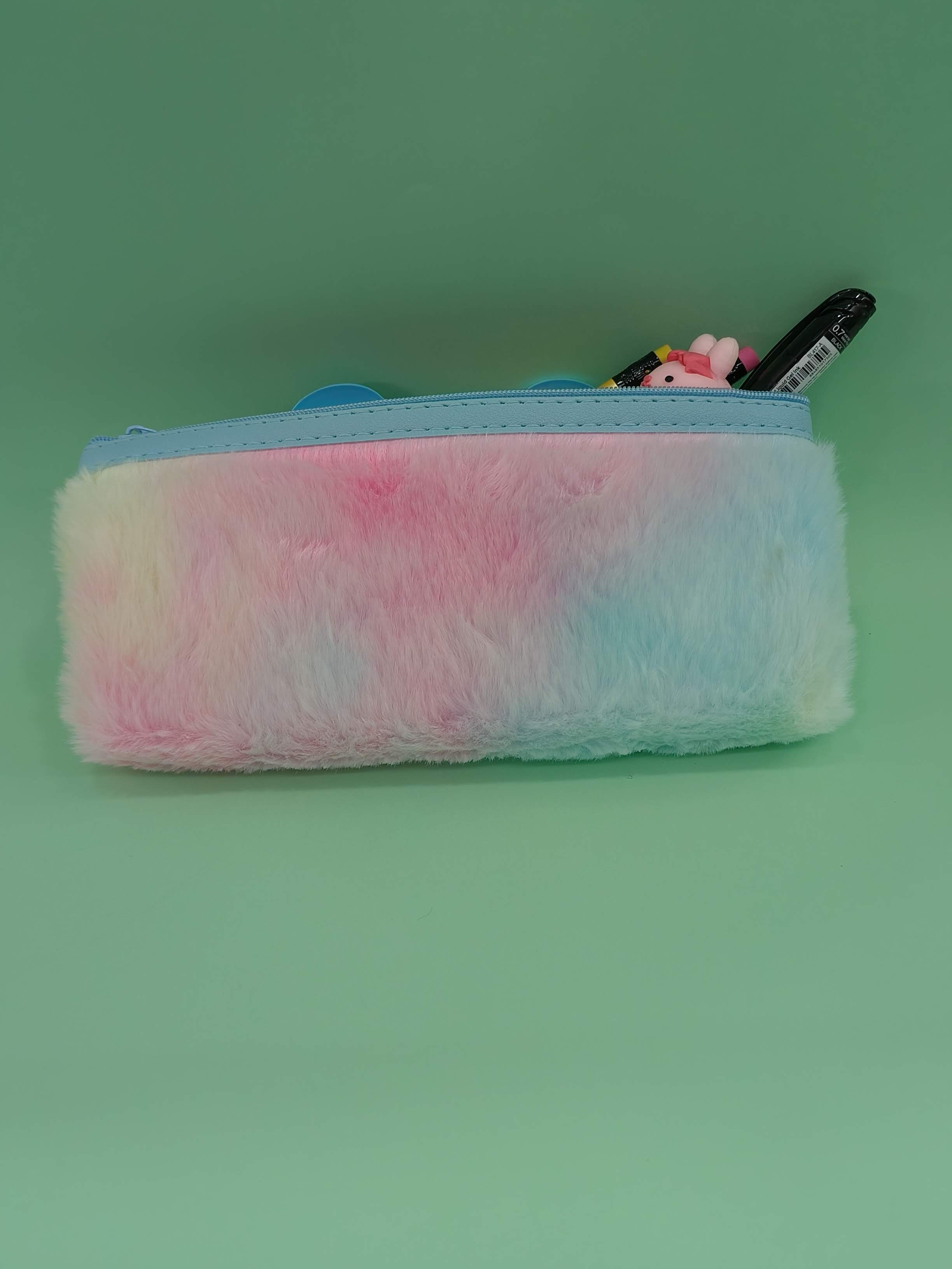Cute & Soft Fur Pencil Pouch - KtoY