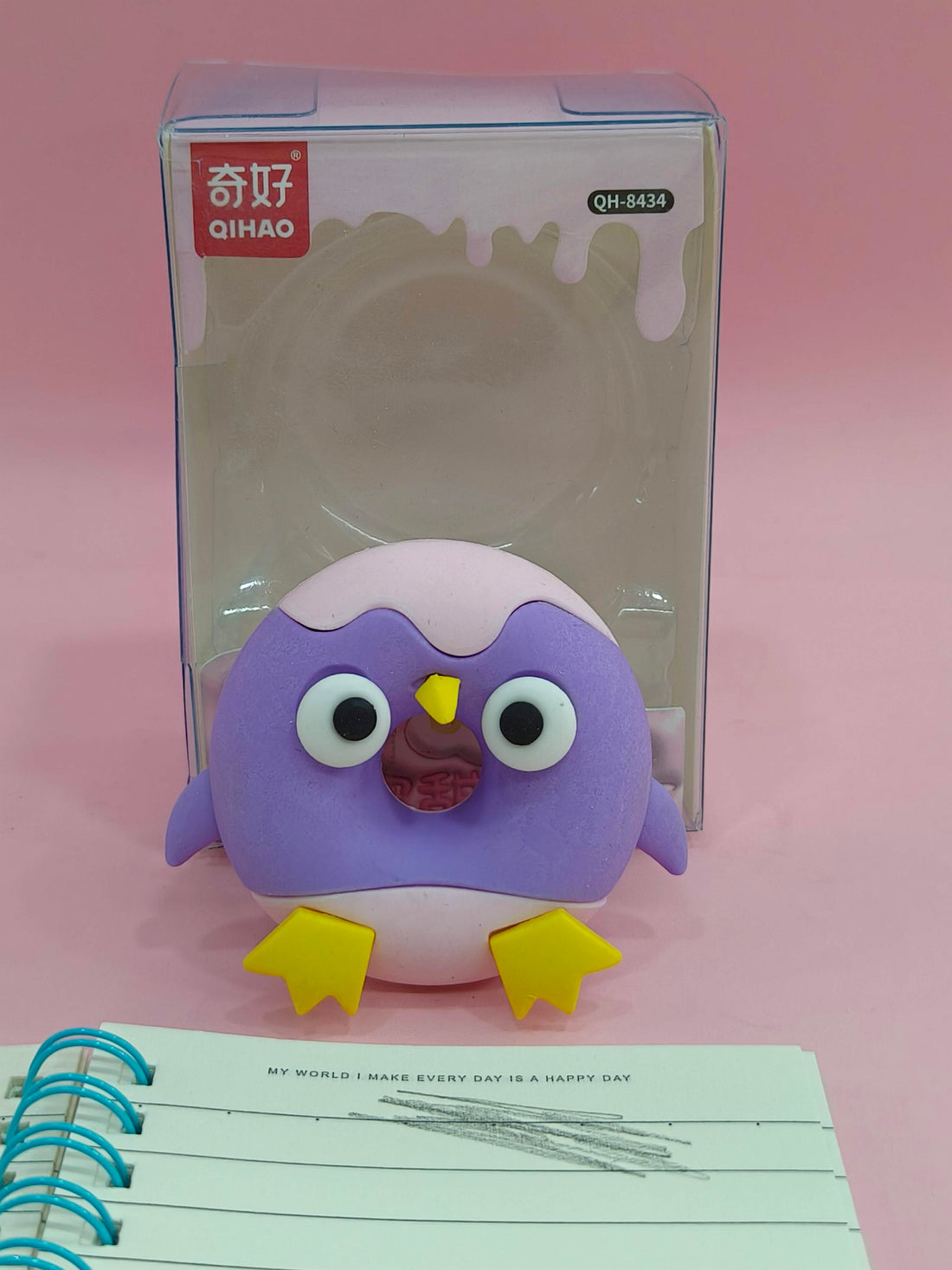 Large Donut Shaped Eraser – Cute Mesh Design, Single Piece | Fun Stationery for Kids & Adults | Kawaii, School & Office Supplies | Gifting