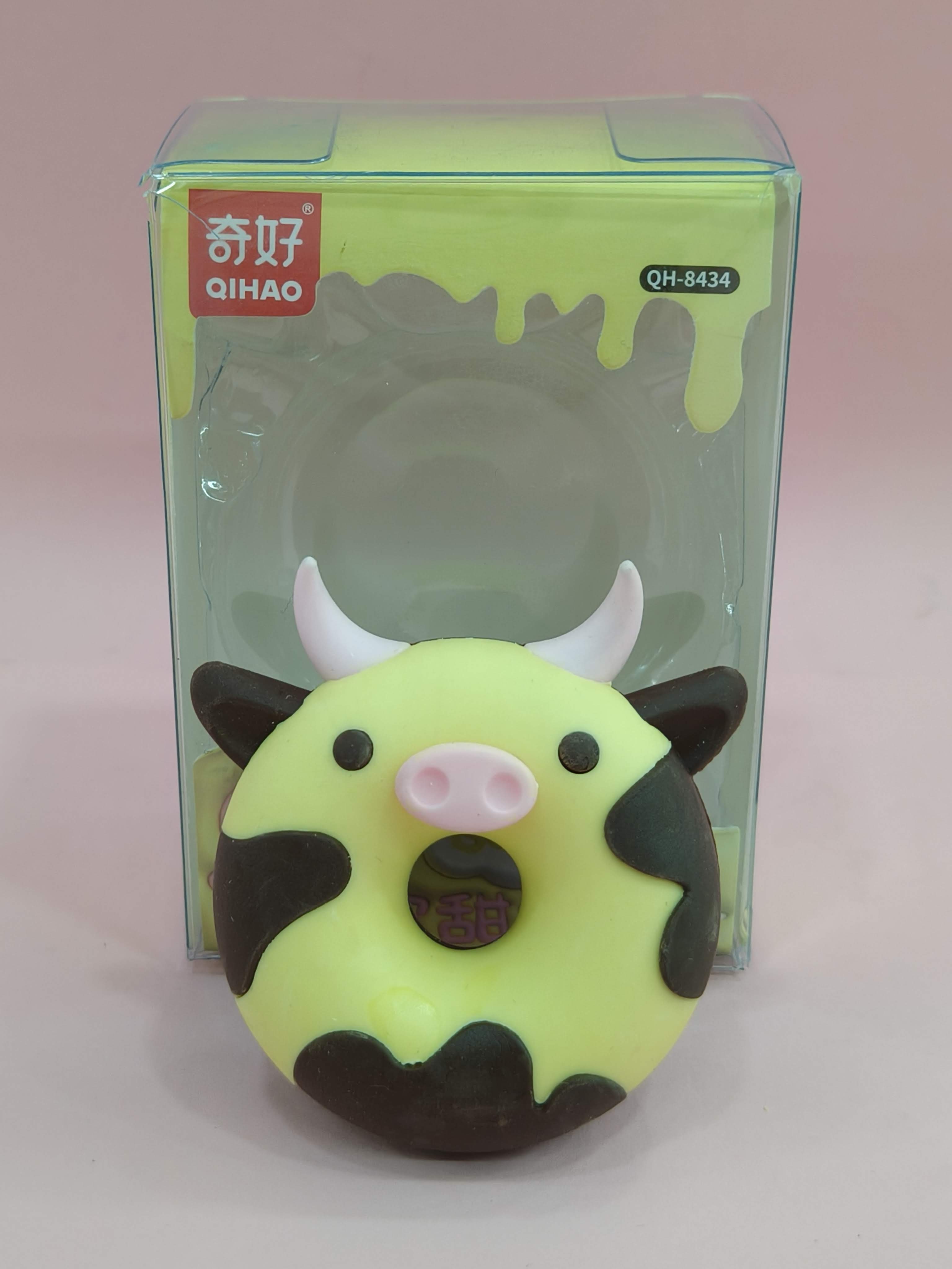 Large Donut Shaped Eraser – Cute Mesh Design, Single Piece | Fun Stationery for Kids & Adults | Kawaii, School & Office Supplies | Gifting