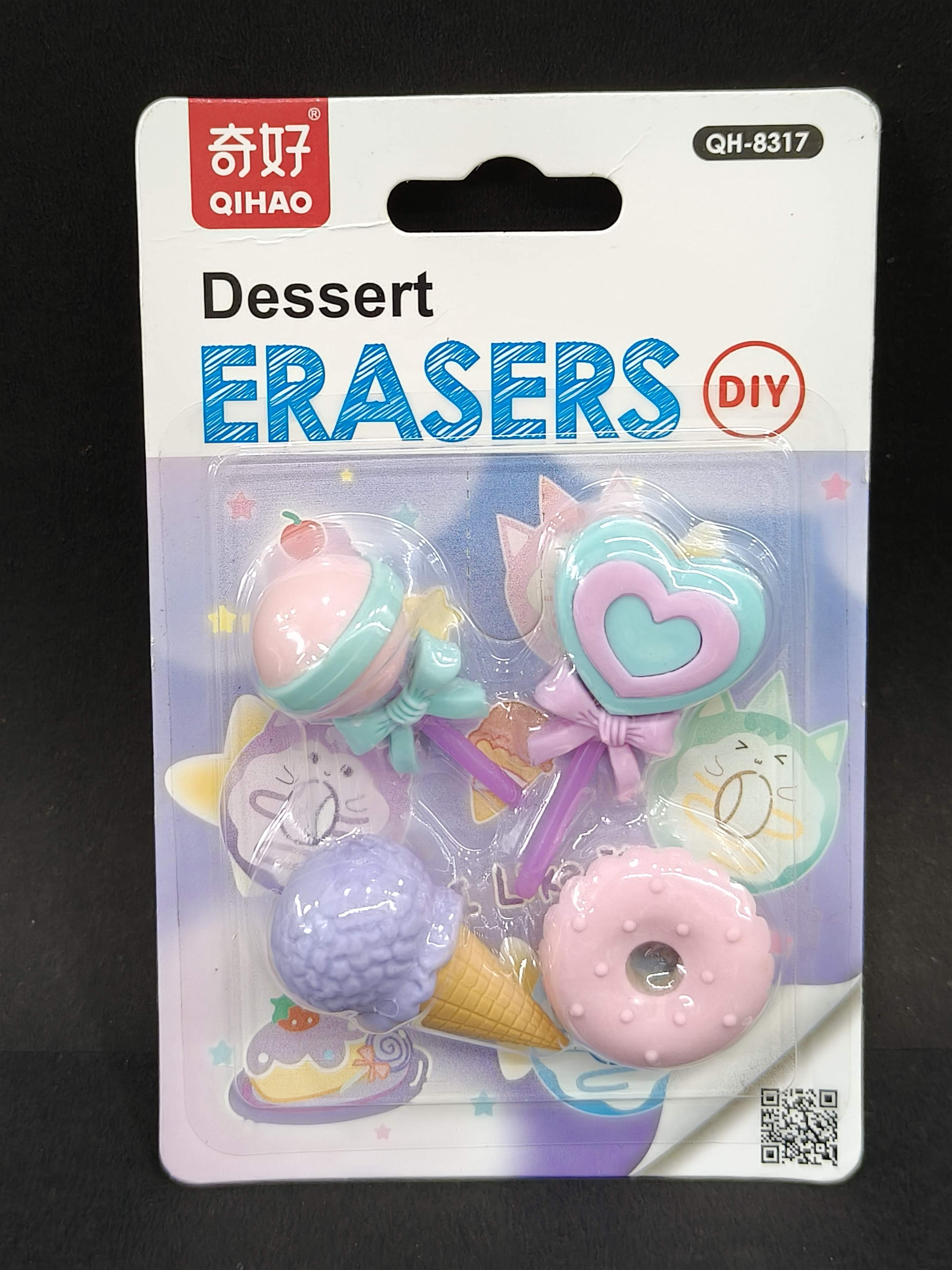 Erasers Rubber for Kids | Stationery Set for Kids | Different Shape Erasers | Birthday Return Gift