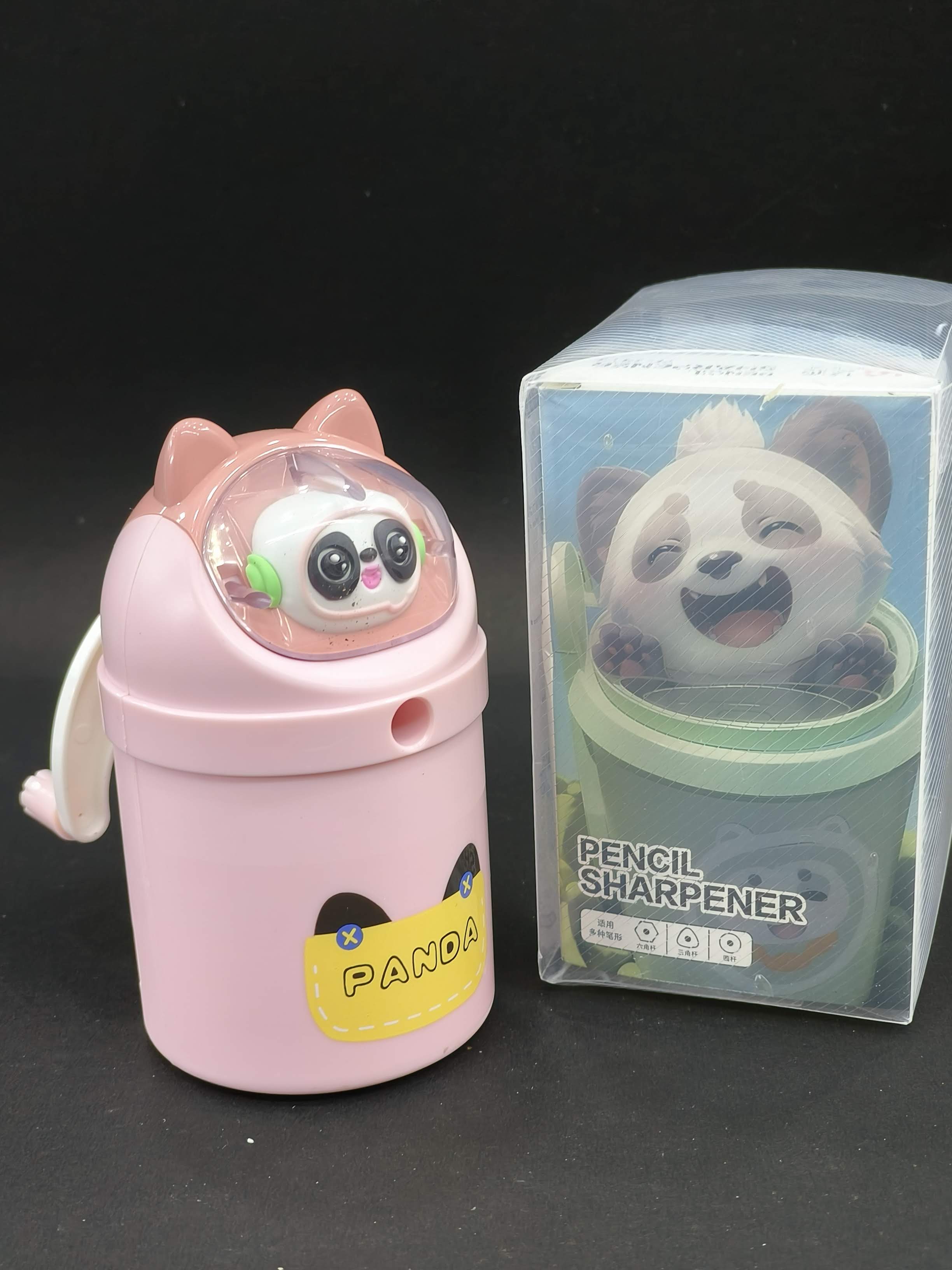 Sharpner for Kids | Cute Panda Theme Table Mechanical Sharpeners for Kids | Office Stationery Items | Table Sharpener Machine | Birthday Return Gift