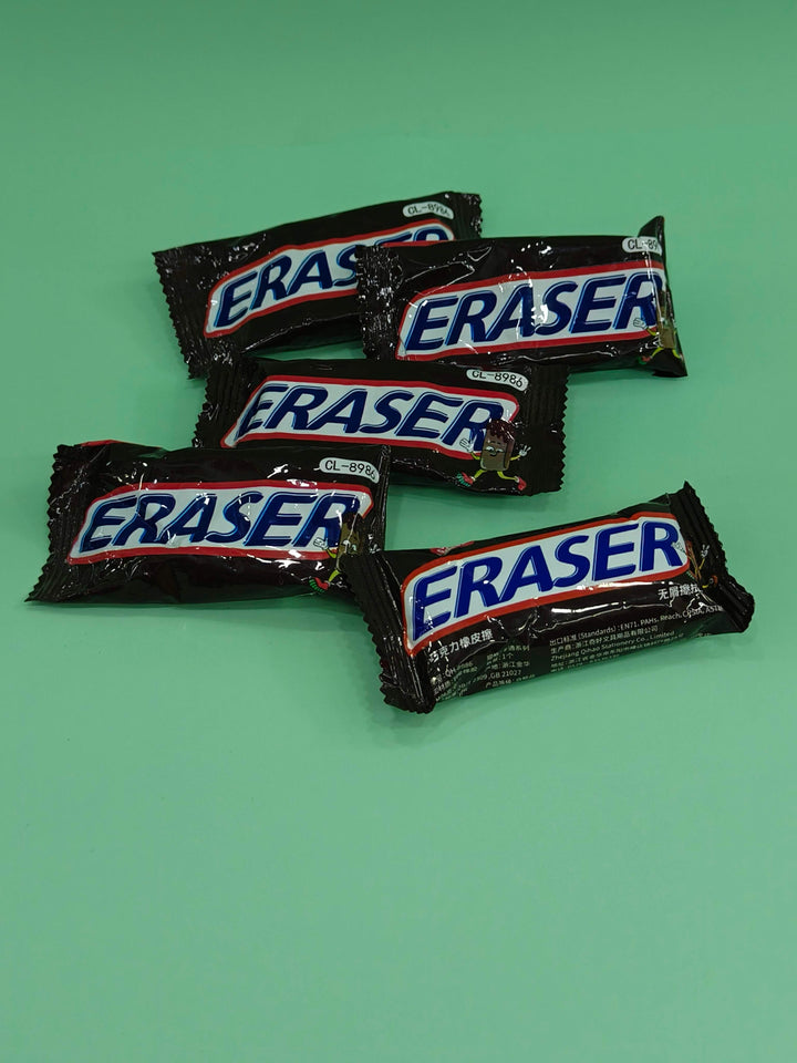 3D Chocolate Shape Erasers for Kids – Non-Toxic Rubber Stationery, Fun Return Gift Pack for Boys & Girls | Cute Pencil Erasers for School | Birthday Gifting | Pack of 3 Erasers