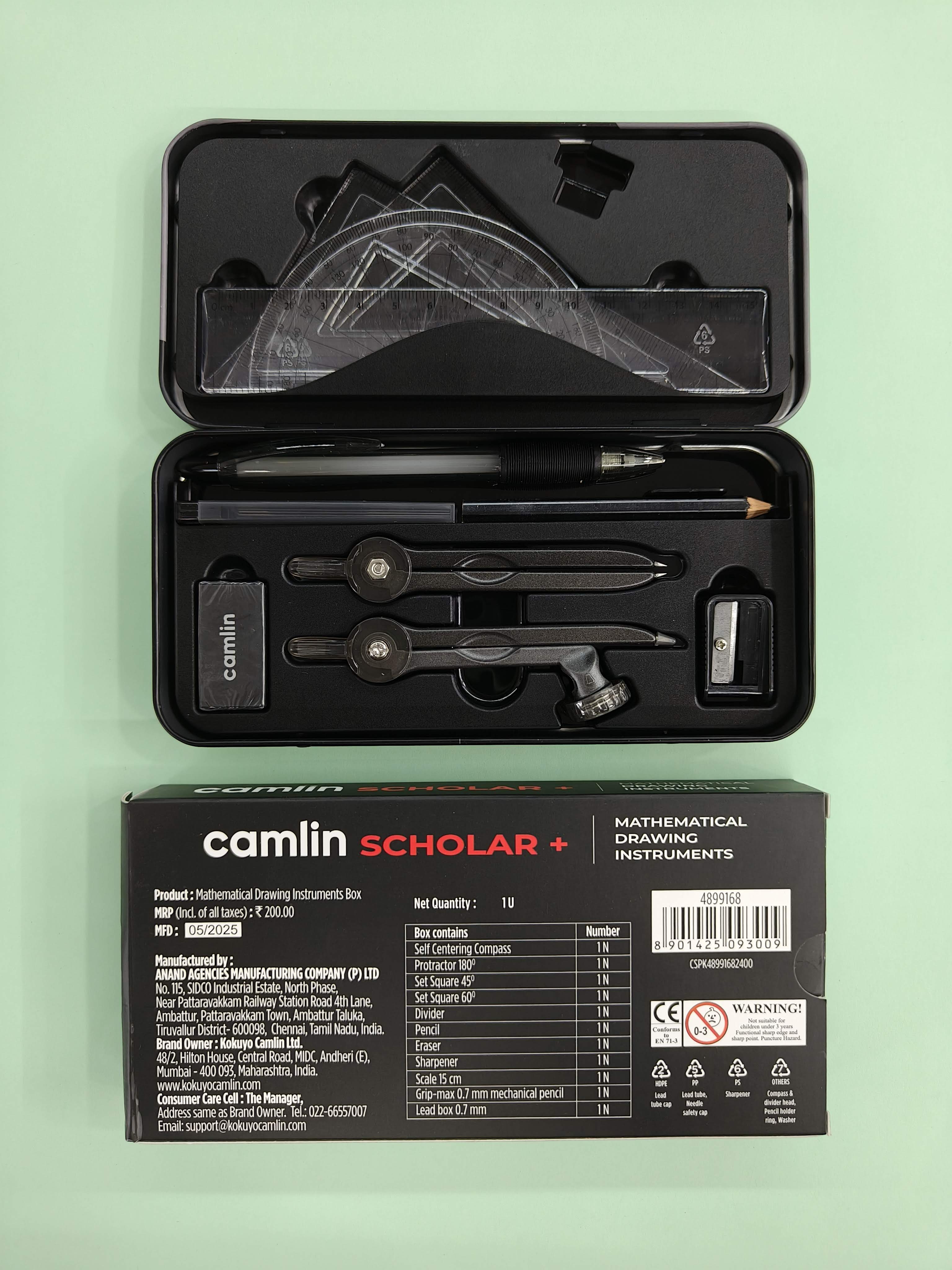 Camlin Scholar Plus Geometry Box