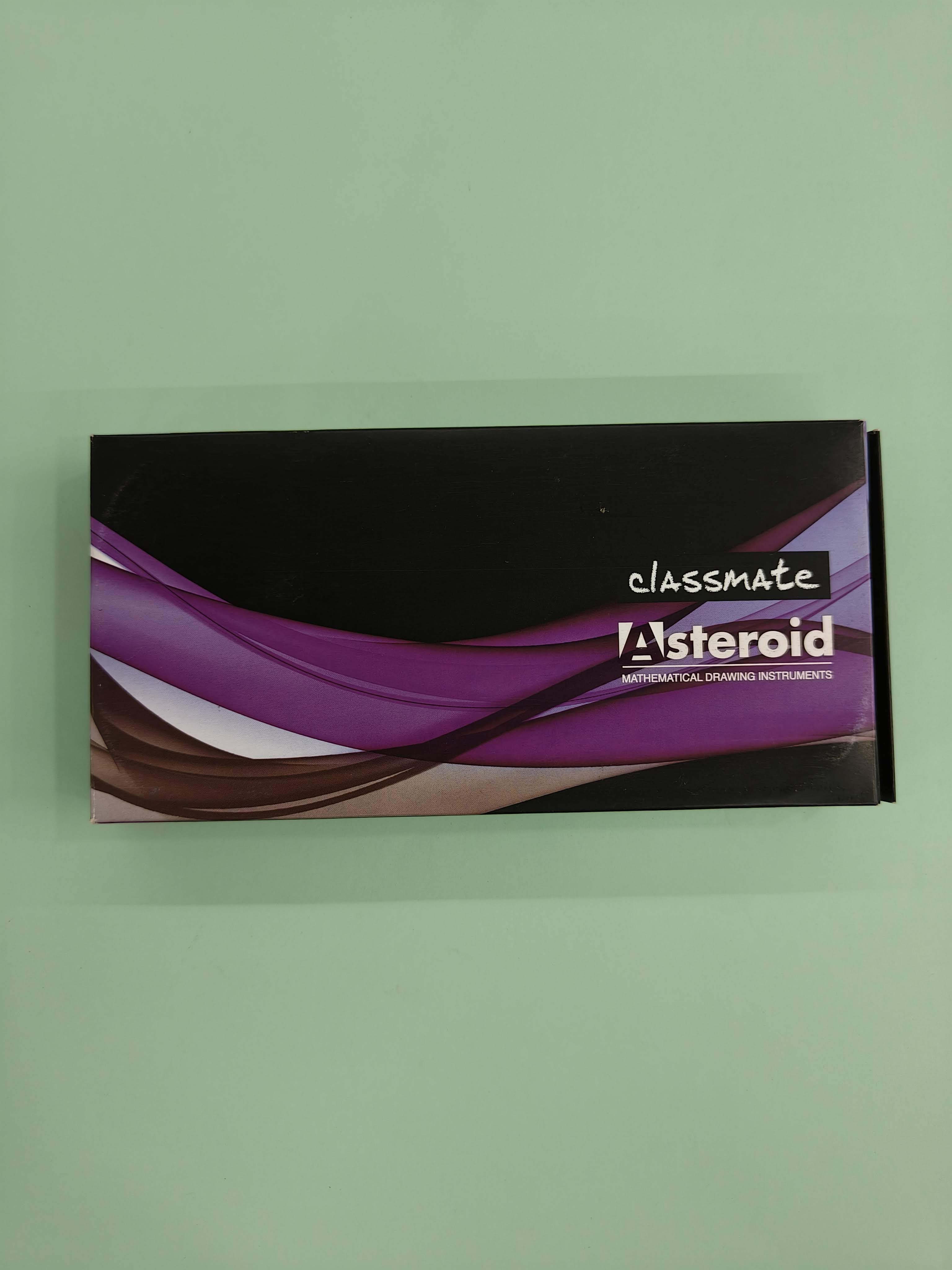 Classmate Geometry Box - Mathematical Drawing Instrument Box, Switchable Arm Compass, 30cm Foldable Scale