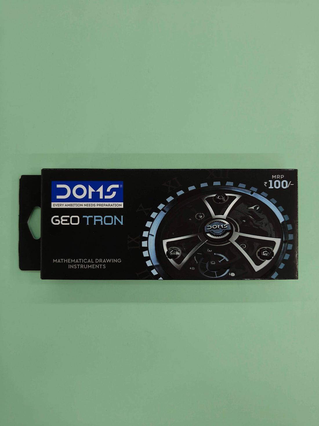 DOMS GEOTRON GEOMETRY BOX AND MATHEMATICAL DRAWING INSTRUMENTS | 9 Instruments Included