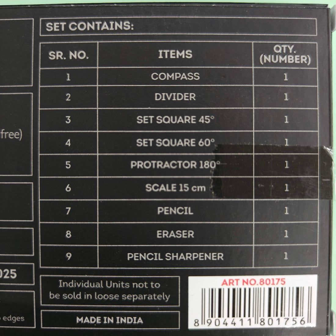 DOMS GEOTRON GEOMETRY BOX AND MATHEMATICAL DRAWING INSTRUMENTS | 9 Instruments Included