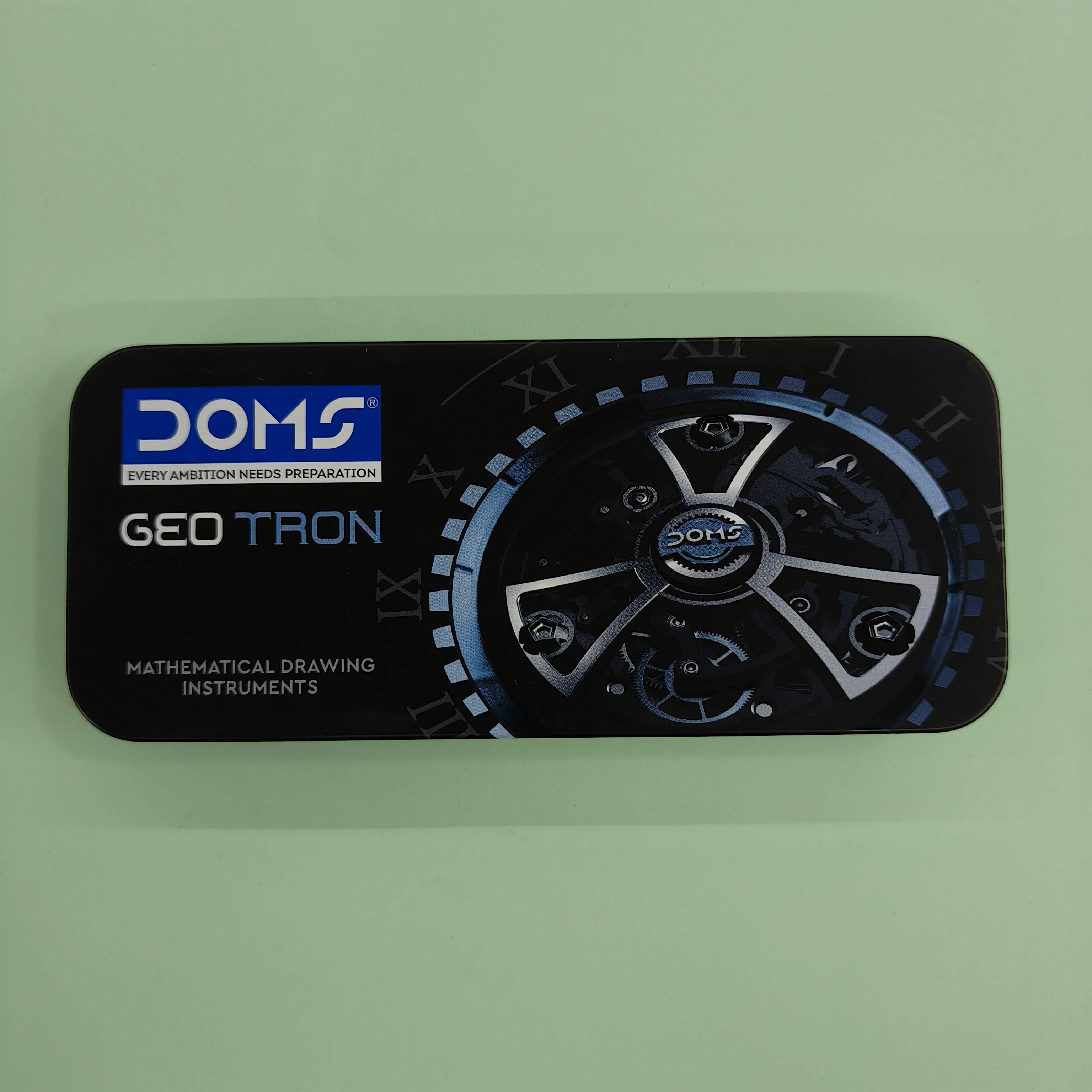DOMS GEOTRON GEOMETRY BOX AND MATHEMATICAL DRAWING INSTRUMENTS | 9 Instruments Included