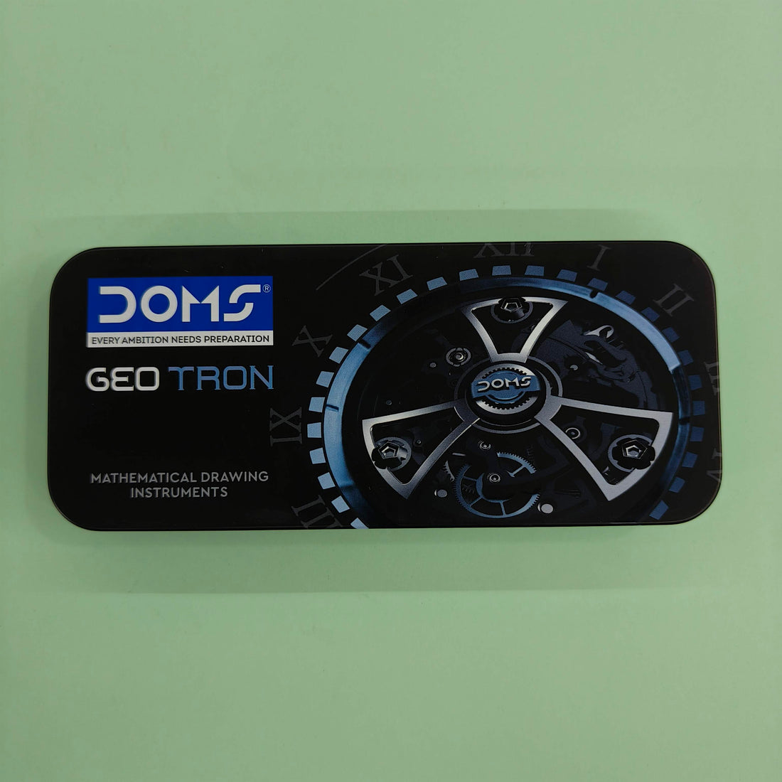 DOMS GEOTRON GEOMETRY BOX AND MATHEMATICAL DRAWING INSTRUMENTS | 9 Instruments Included