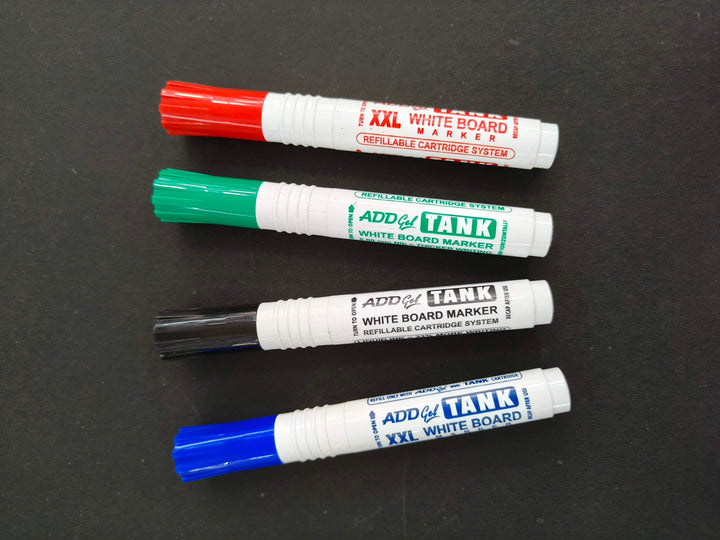 ADD Gel Tank Whiteboard Marker - Pack of 4