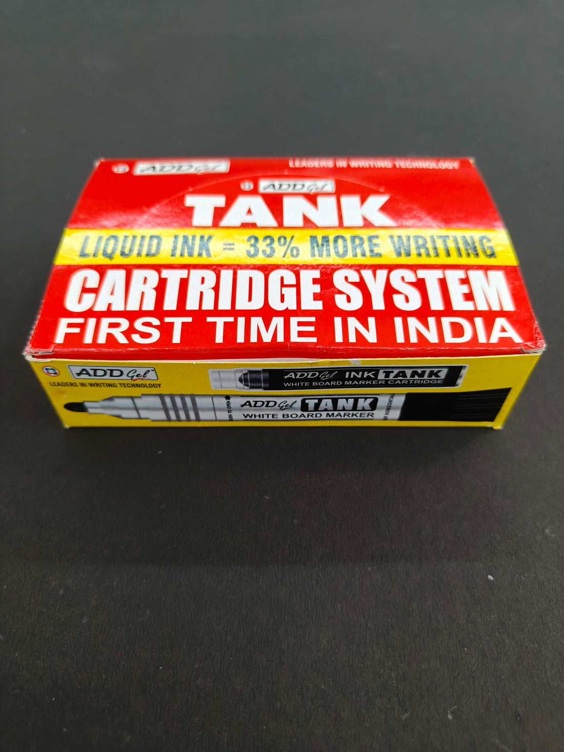 ADD Gel TANK WHITEBOARD MARKER 10 PCS BOX (Single Colour)