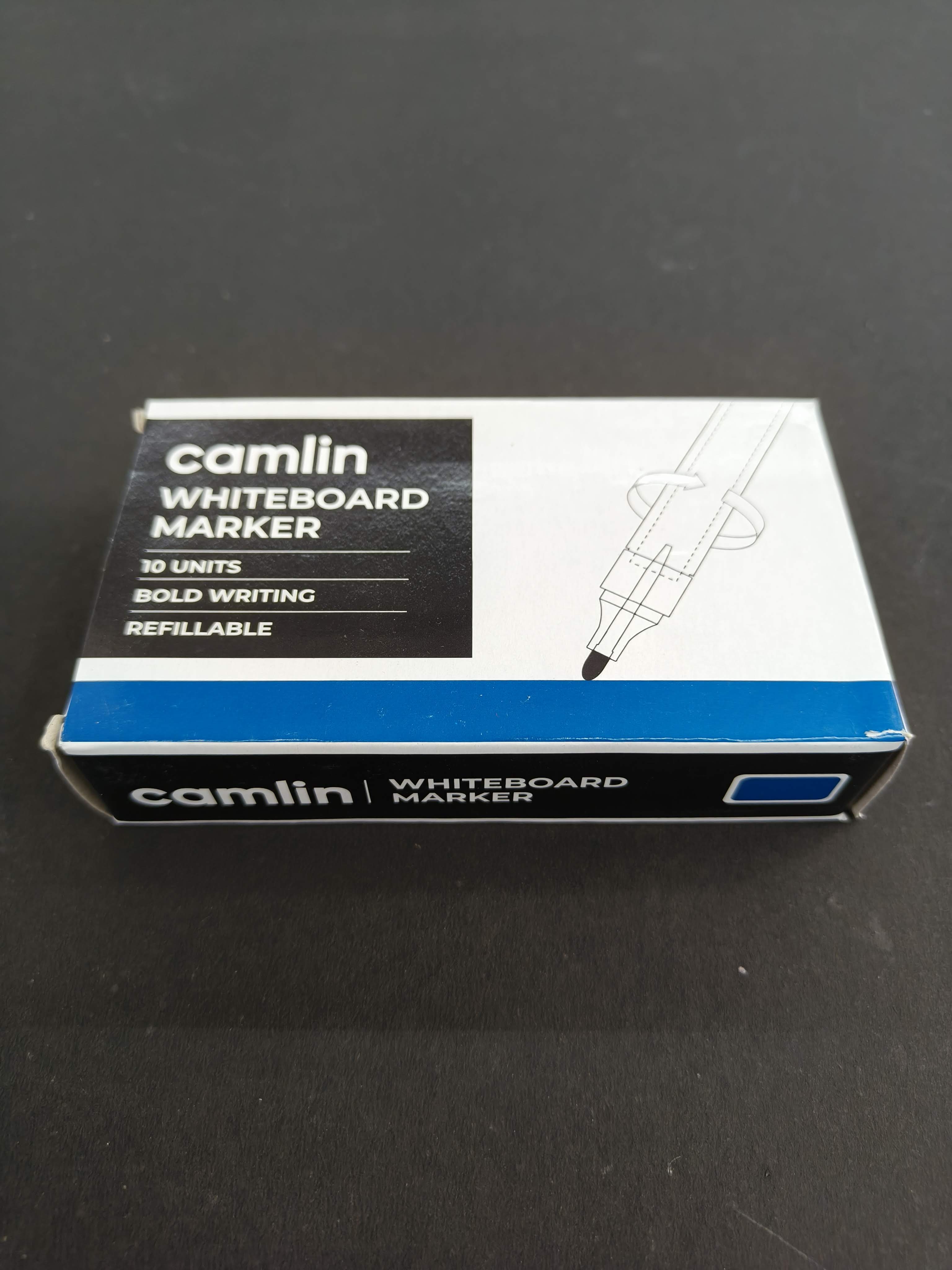 Camlin Kokuyo White Board Markers (Pack of 4 Markers - Blue, Black, Red and Green One each)
