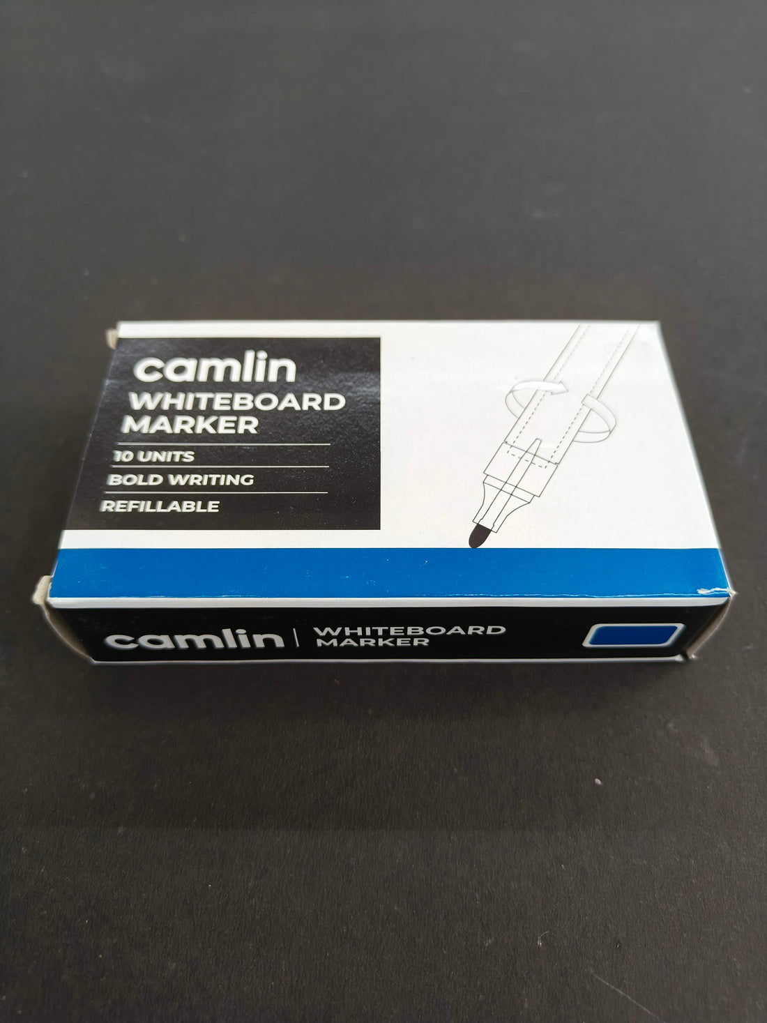 Camlin Kokuyo White Board Markers (Pack of 4 Markers - Blue, Black, Red and Green One each)