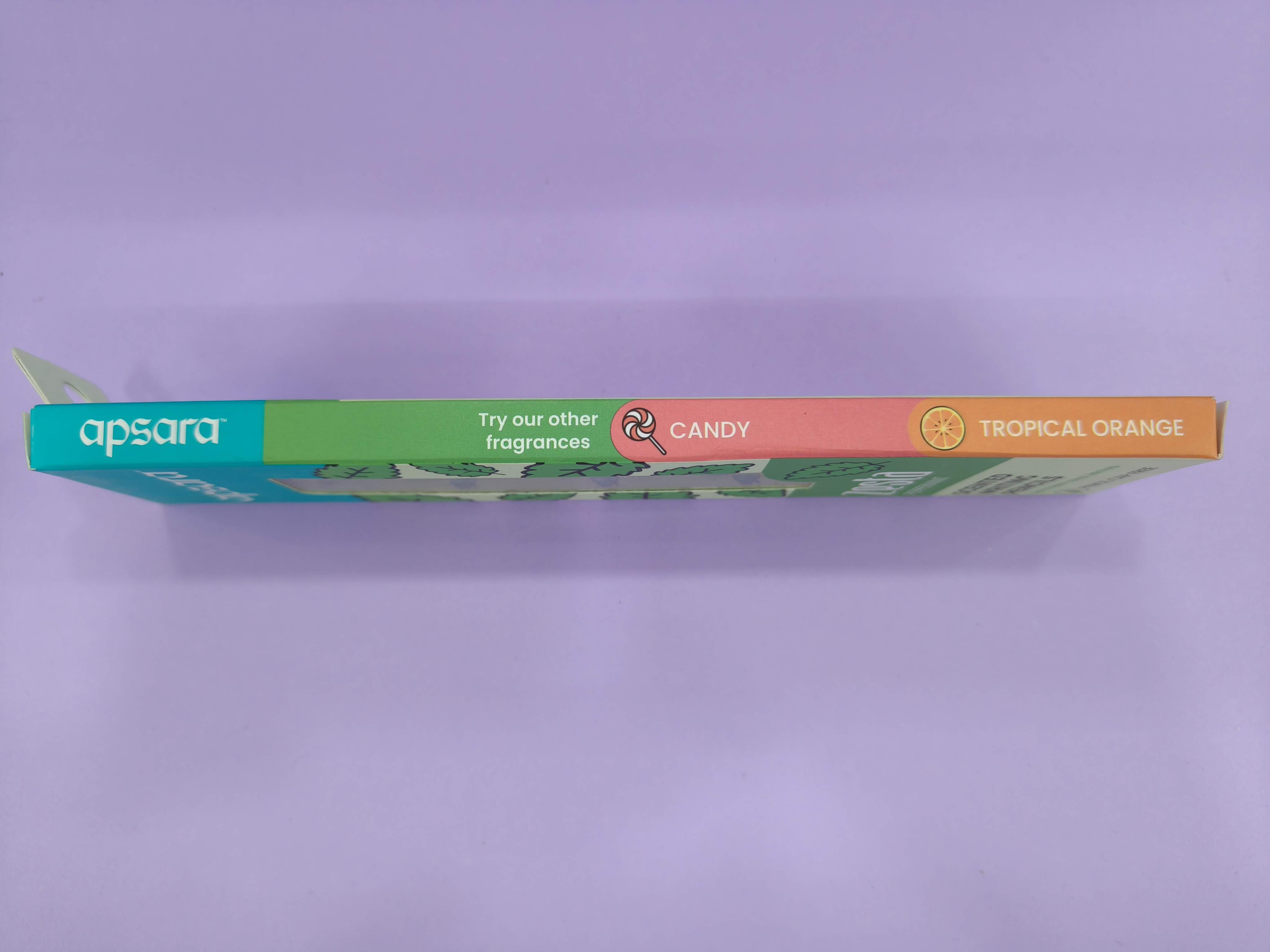 Apsara Zesta Scented Pencils | Tropical Orange, Candy & Peppermint 3 Unique Fragrances | Eraser Attached & Pencil Cap Included (Pack of 3)