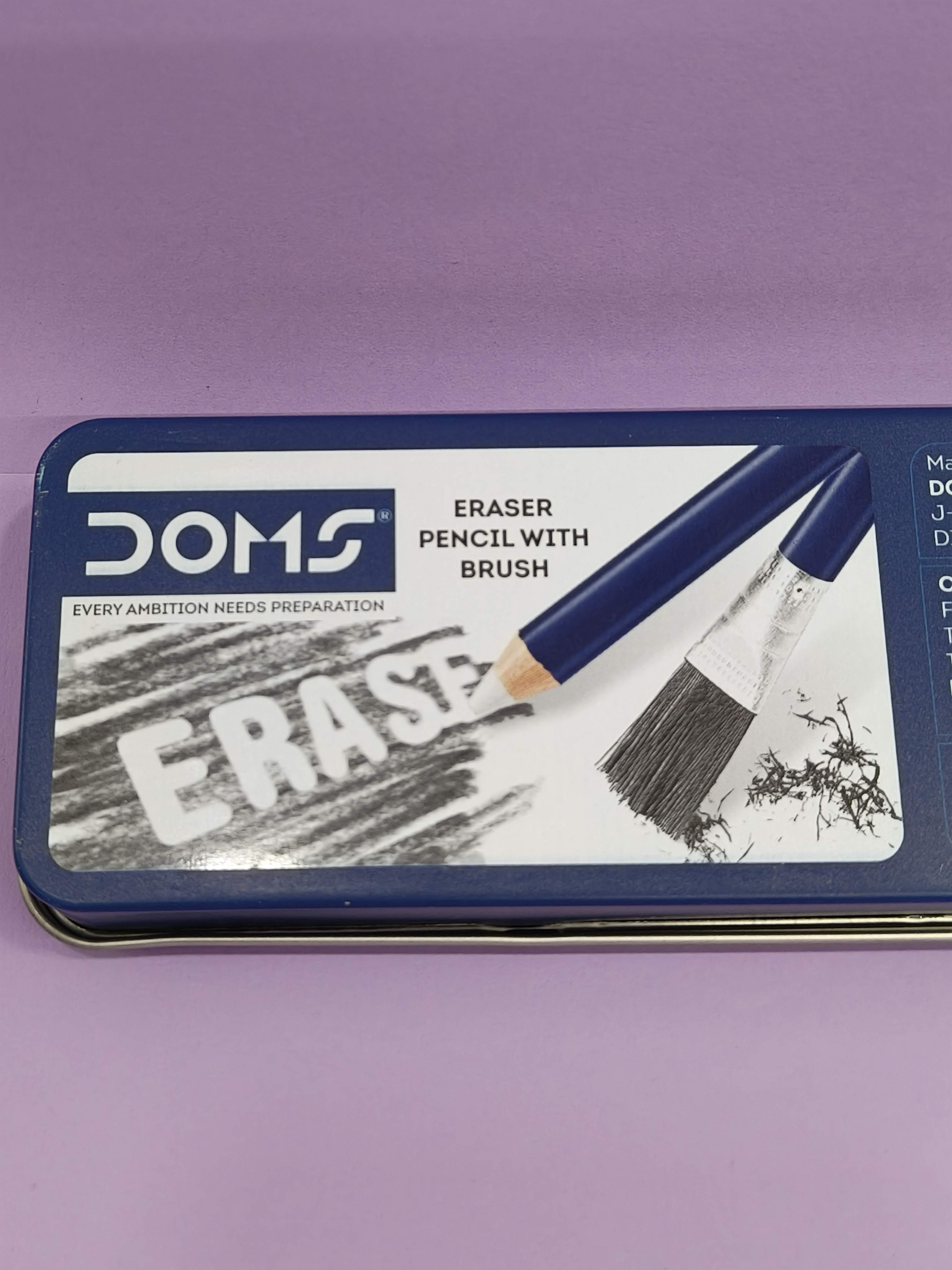 DOMS Superio Super Dark HB/2 Graphite Pencil Tin Box Pack | Smooth Writing | Innovative Groove for Perfect Grip | Use for Sketching & Drawing | Pack of 1