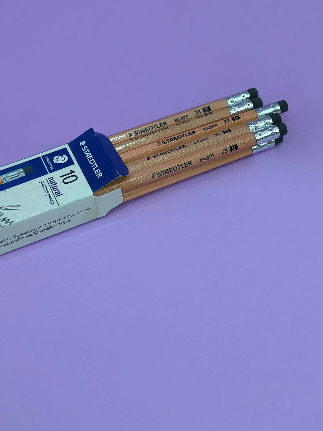 Staedtler HB Pencil with Eraser Tip - Pack of 12 (Yellow)