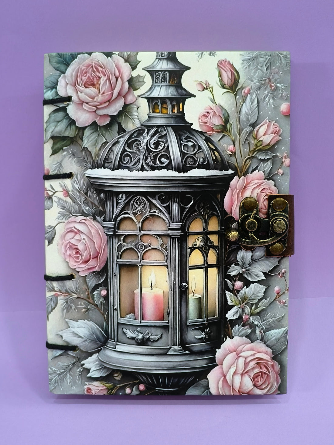 Vintage Aesthetic Hardcover Journal with Metal Clasp | Writing Notebook | 5 * 7 inch, 200 pages