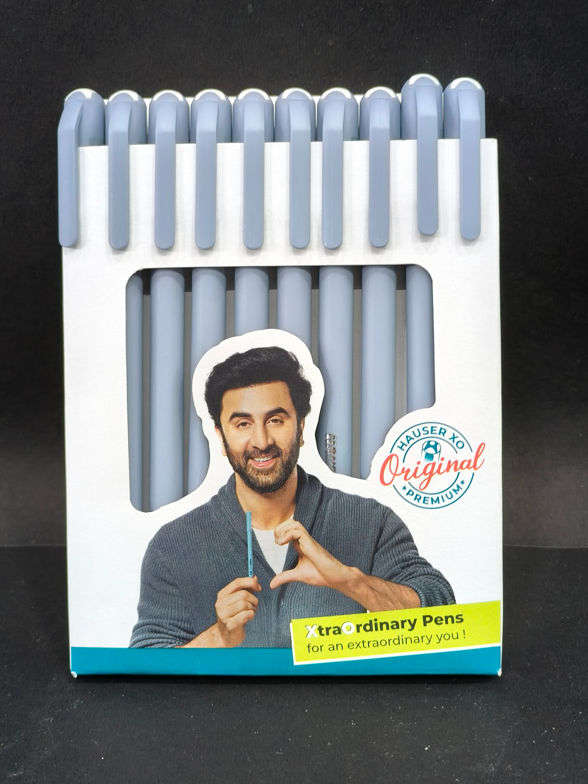 Hauser XO 0.7mm Ball Pen Tumbler | Sleek Body & Minimalistic Design | Blue, Black & Red Ink, Pack Of 10 - SIKAR ONLINE MARKET