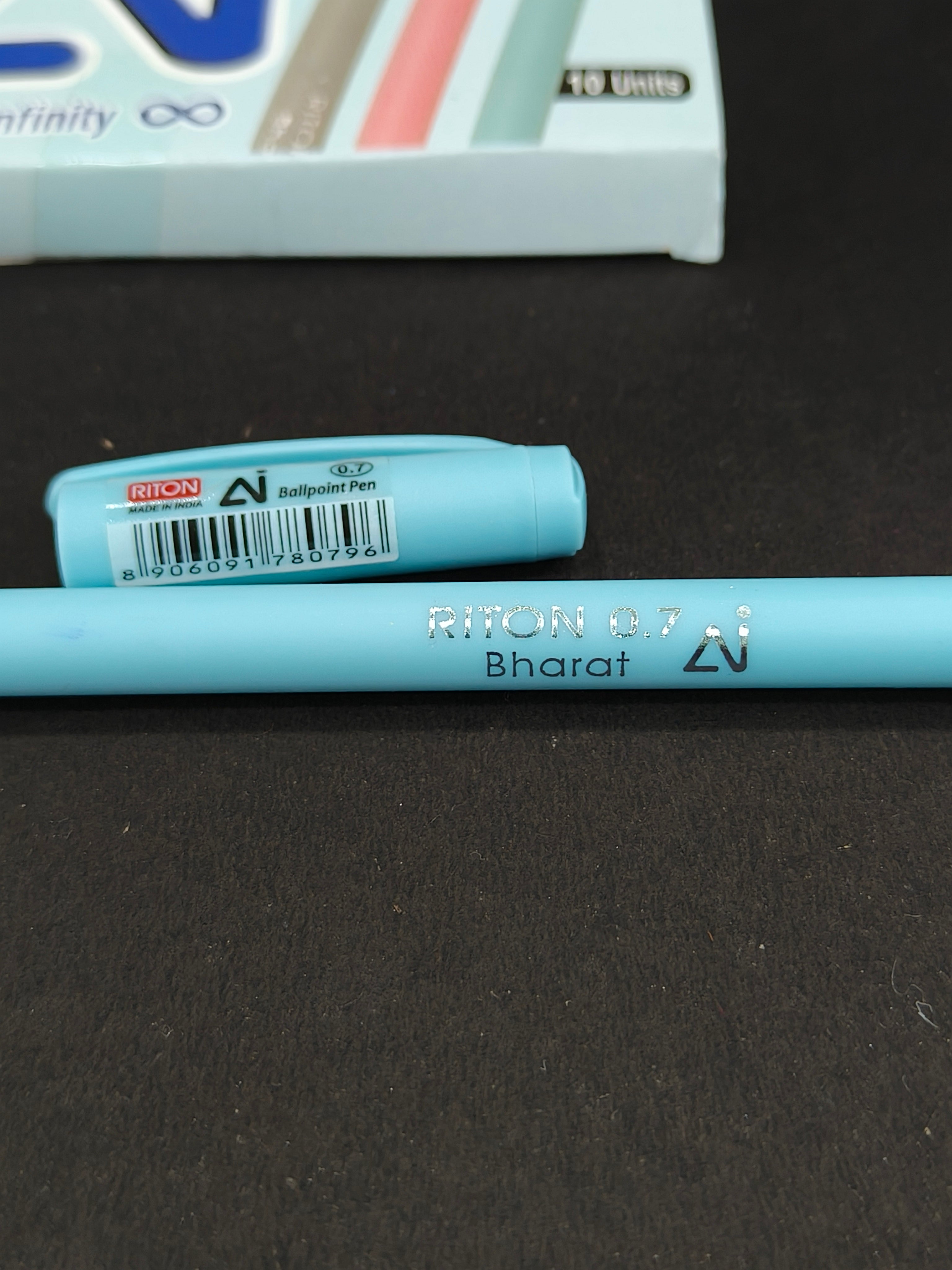 RITON Ai Ballpoint Pens for School, Office and Stationery (Pack of 10)