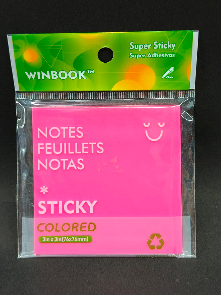 Transparent Sticky Notes | Bright Sticky Note | Clear Self-Sticky Annotation | Waterproof Translucent Color Memo Pad for Office & School | (Assorted, Pack of 2 Random Colours)