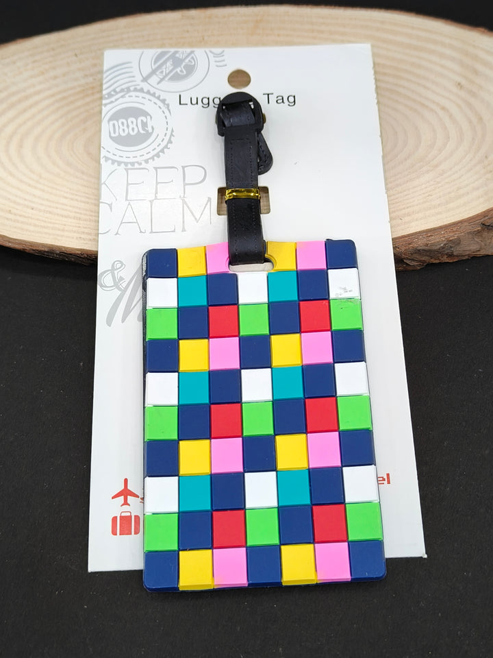 Bag Tags for Kids School Bags | Luggage Tags with Name & Address Label | Silicone Luggage Tags for Suitcases | Tags for Travel Bags/School Bags | Identification tag