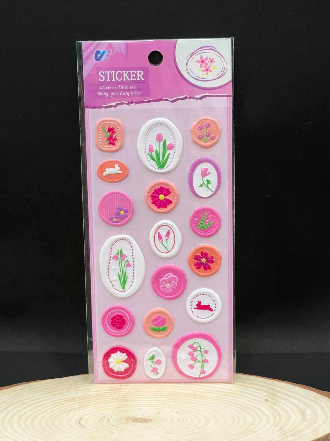 Embossed Seal Sticker | 3D Puffy Kids Stickers for Decoration, Crafting, Letter Writing, Invitation, Posting, Self-Adhesive | 3D Wax Envelope Seal Stamp | Decorations for Invitation