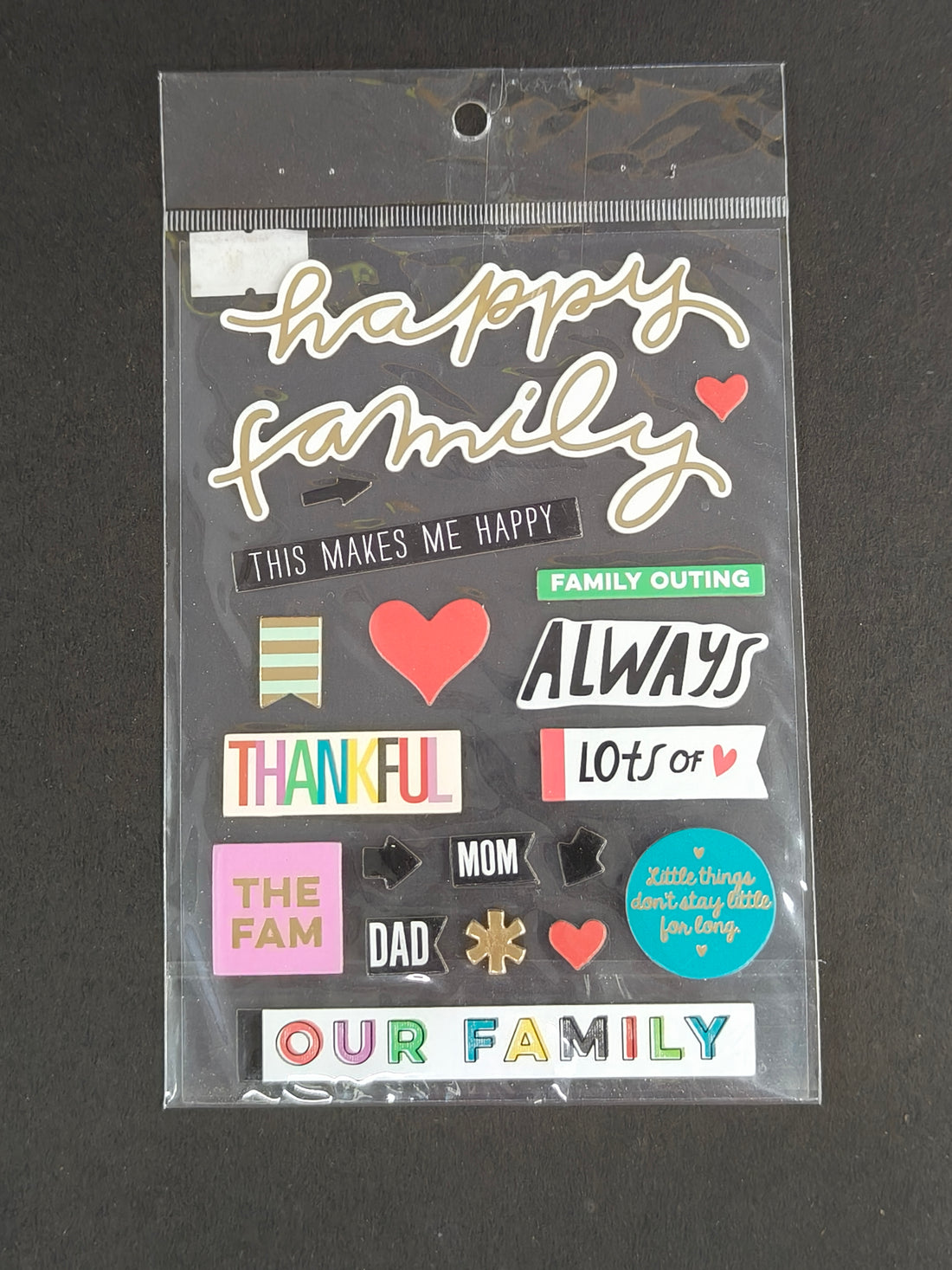 Relationship Quote Stickers | Scrapbook Stickers for Notebooks, Diary, Journal, Laptop, Mobiles |  3D Self-Adhesive Stickers for Decoration, Crafting, Letter Writing, Invitation, Posting (Pack of 2)