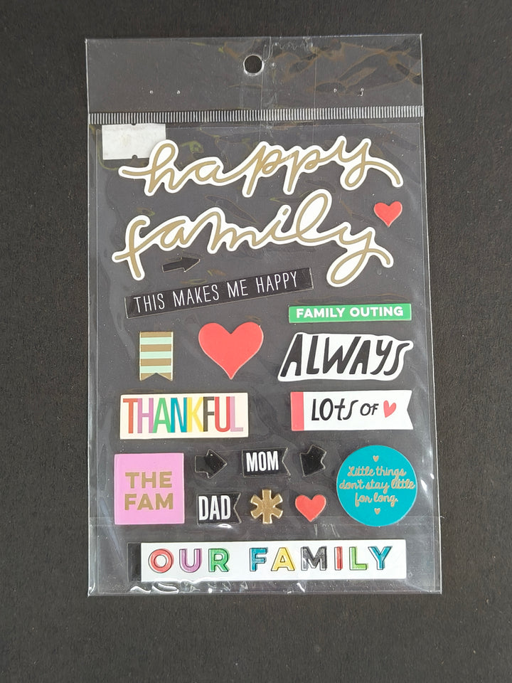 Relationship Quote Stickers | Scrapbook Stickers for Notebooks, Diary, Journal, Laptop, Mobiles |  3D Self-Adhesive Stickers for Decoration, Crafting, Letter Writing, Invitation, Posting (Pack of 2)