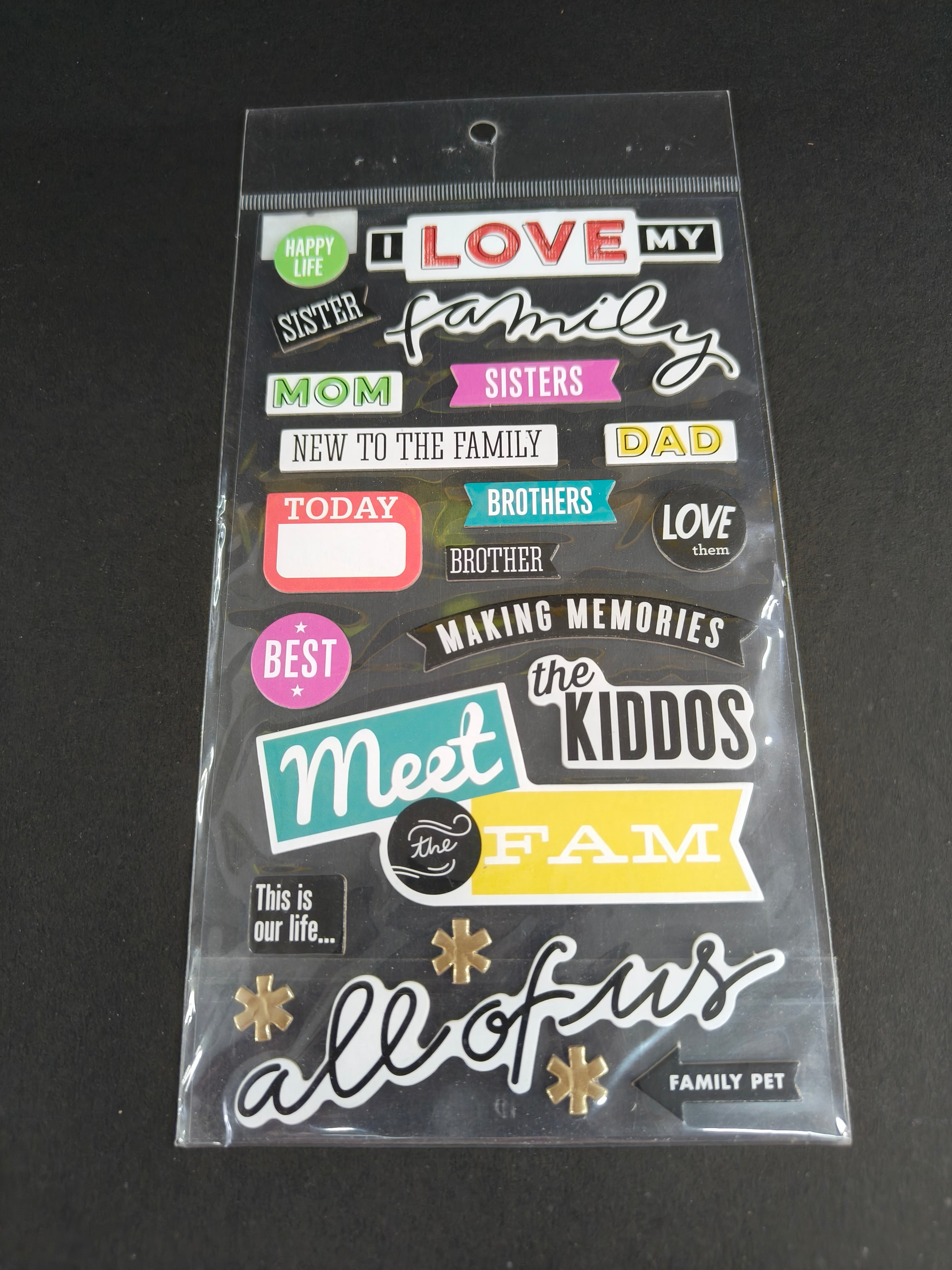 Relationship Quote Stickers | Scrapbook Stickers for Notebooks, Diary, Journal, Laptop, Mobiles |  3D Self-Adhesive Stickers for Decoration, Crafting, Letter Writing, Invitation, Posting (Pack of 2)