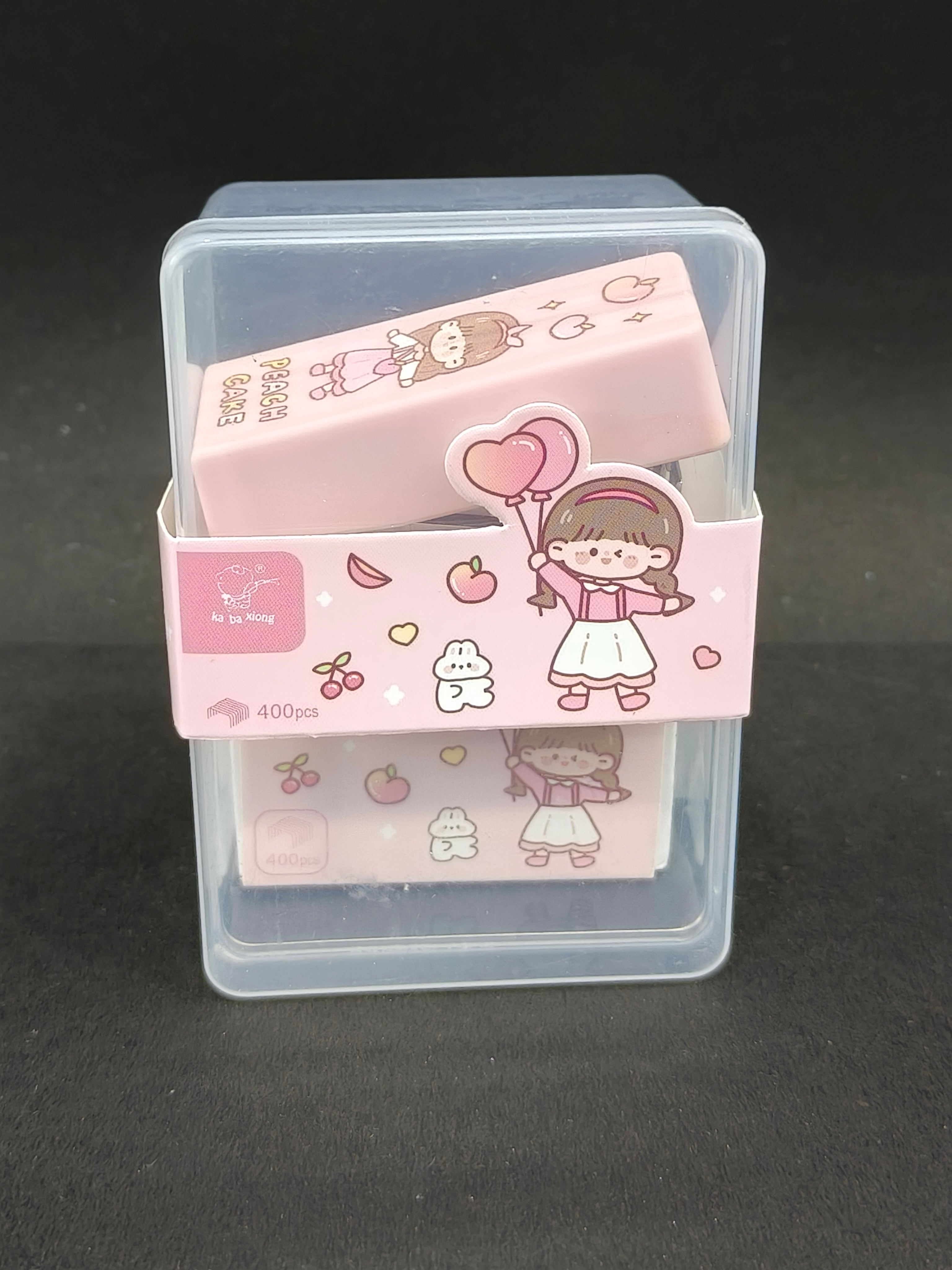 Mini Stapler for School & Office | Portable Kawaii Stapler with 400 Assorted Staples Pins | Perfect for Kids, Home, Office, and School Use | Cute and Compact Design-1 Pcs with Case