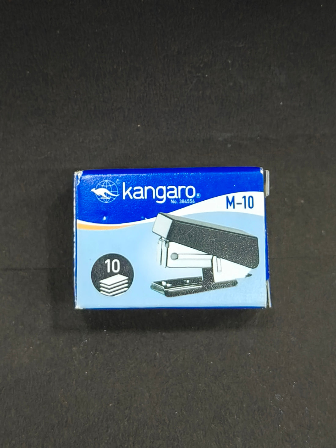 Kangaro M-10 Stapler| Portable, Sturdy & Durable | Suitable for 10 Sheets | Perfect for Home, School, Office & Carrying along | Pack of 1 M-10 Stapler with 5 Boxes of Kangaro No. 10 Pins