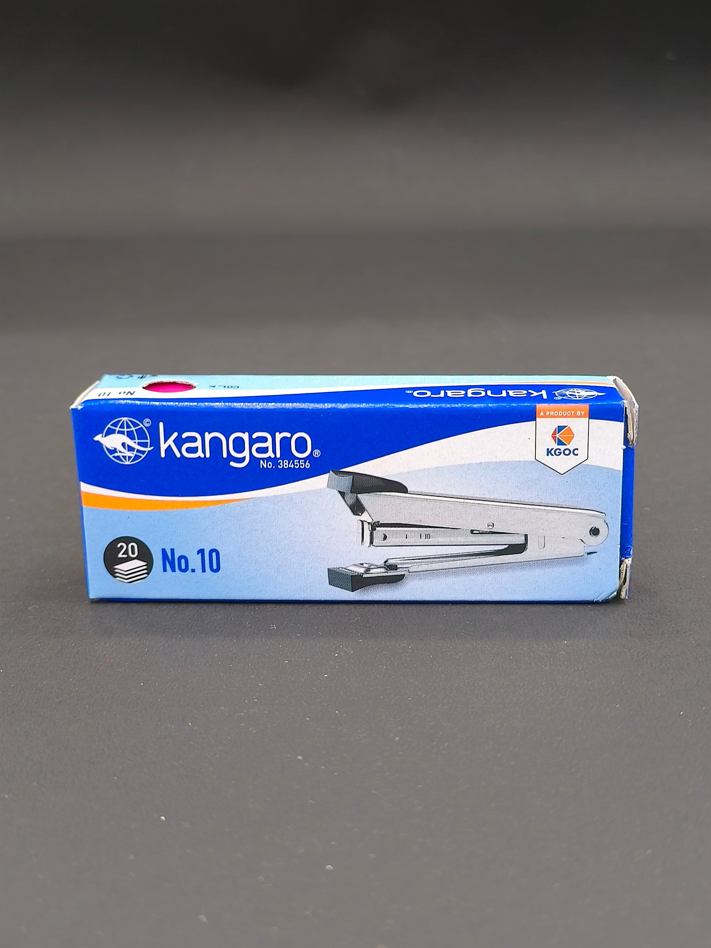 Kangaro No.10 Stapler | Sturdy & Durable | Perfect for Home, School, Office | Pack of No 10 Stapler with 5 Boxes of Kangaro No. 10 Pins