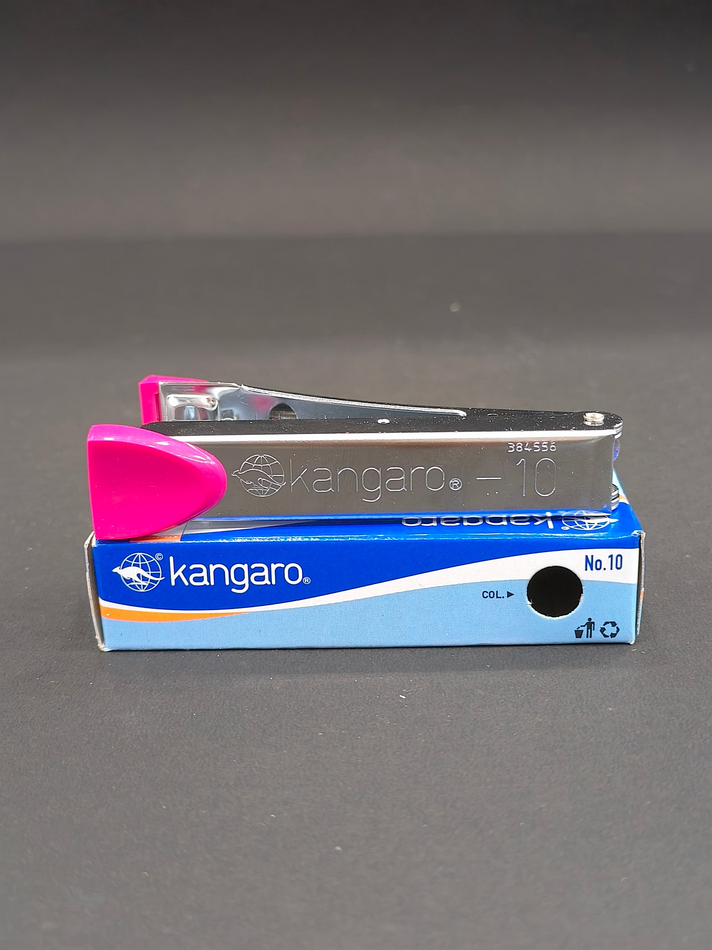 Kangaro No.10 Stapler | Sturdy & Durable | Perfect for Home, School, Office | Pack of No 10 Stapler with 5 Boxes of Kangaro No. 10 Pins