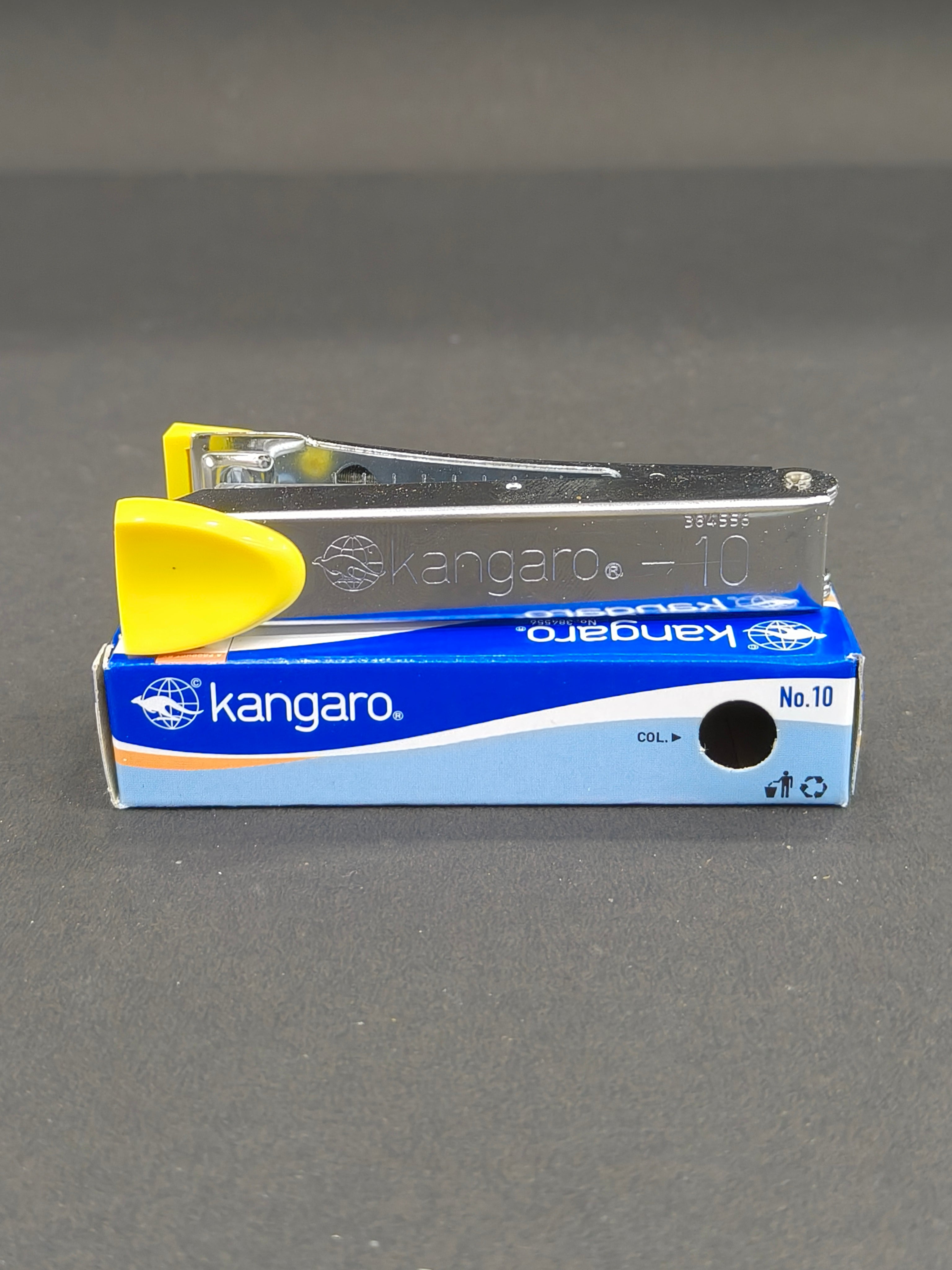 Kangaro No.10 Stapler | Sturdy & Durable | Perfect for Home, School, Office | Pack of No 10 Stapler with 5 Boxes of Kangaro No. 10 Pins