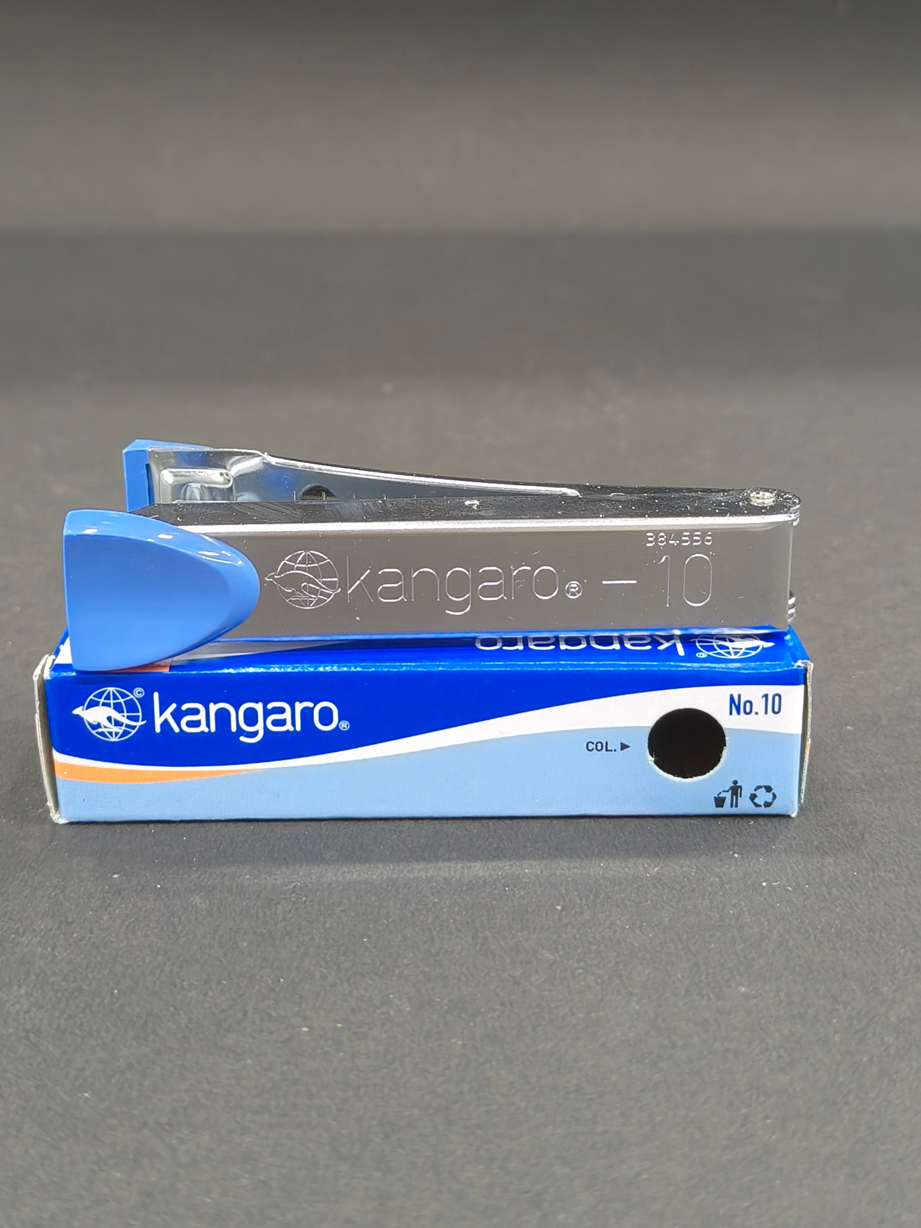 Kangaro No.10 Stapler | Sturdy & Durable | Perfect for Home, School, Office | Pack of No 10 Stapler with 5 Boxes of Kangaro No. 10 Pins