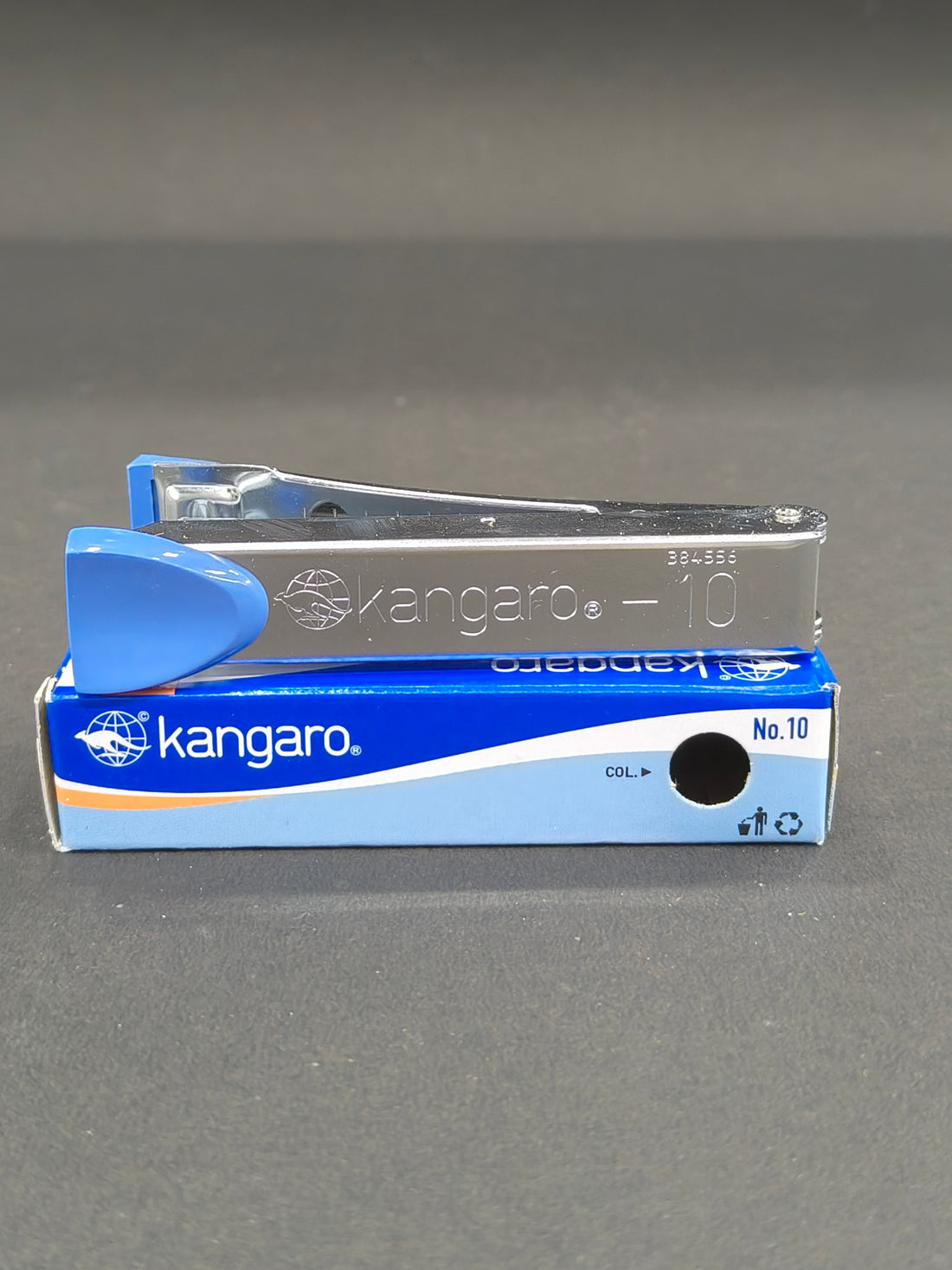 Kangaro No.10 Stapler | Sturdy & Durable | Perfect for Home, School, Office | Pack of No 10 Stapler with 5 Boxes of Kangaro No. 10 Pins