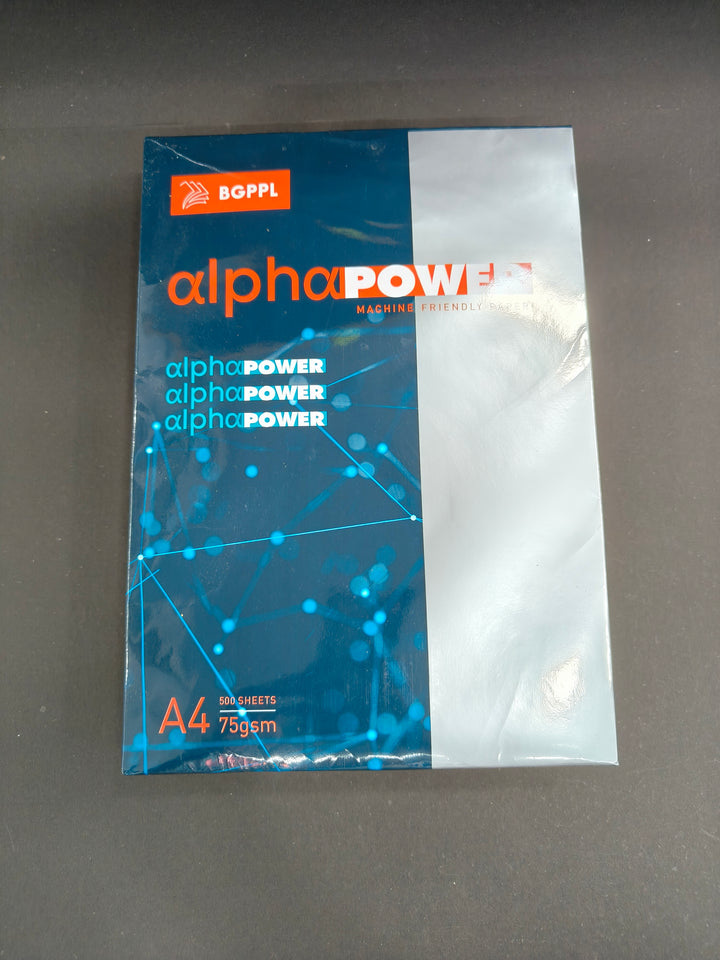 Bilt Alpha Power Paper - A4 | 75 GSM | 500 Sheets | White