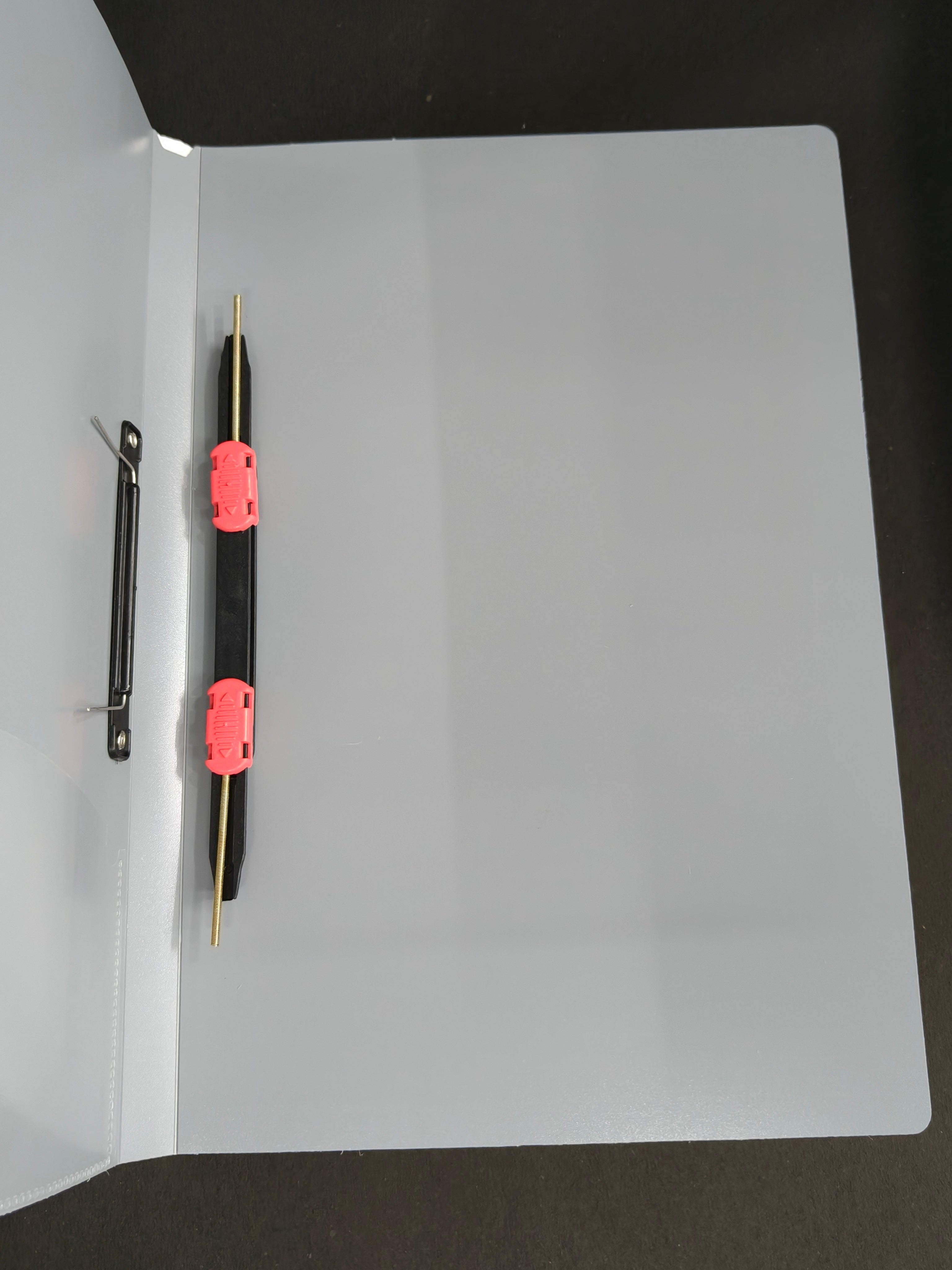 SRS Spring Clip File | Plastic File | Fullscape Size | F/C 302 | Pack of 3 Files in assorted colours