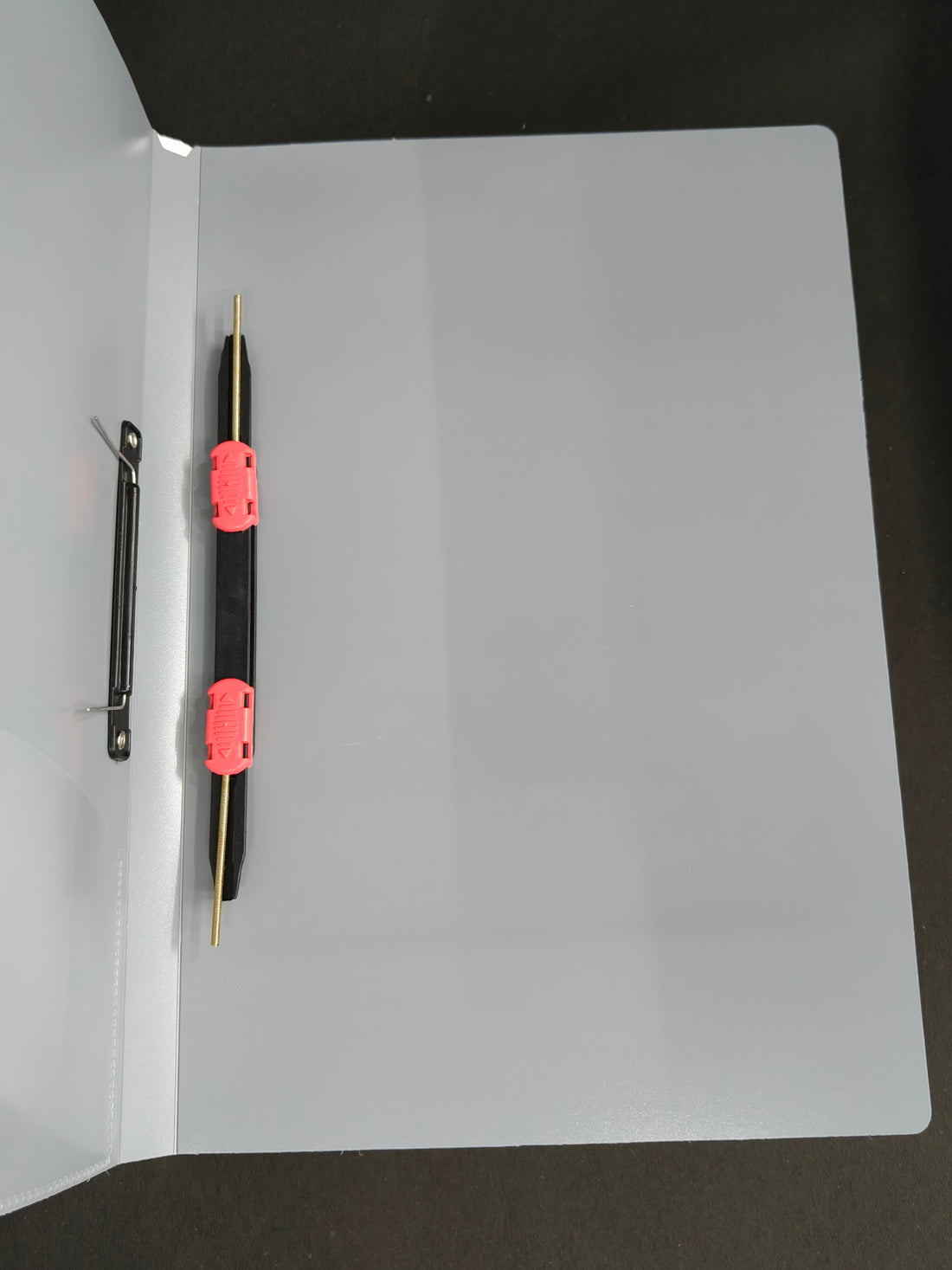 SRS Spring Clip File | Plastic File | Fullscape Size | F/C 302 | Pack of 3 Files in assorted colours