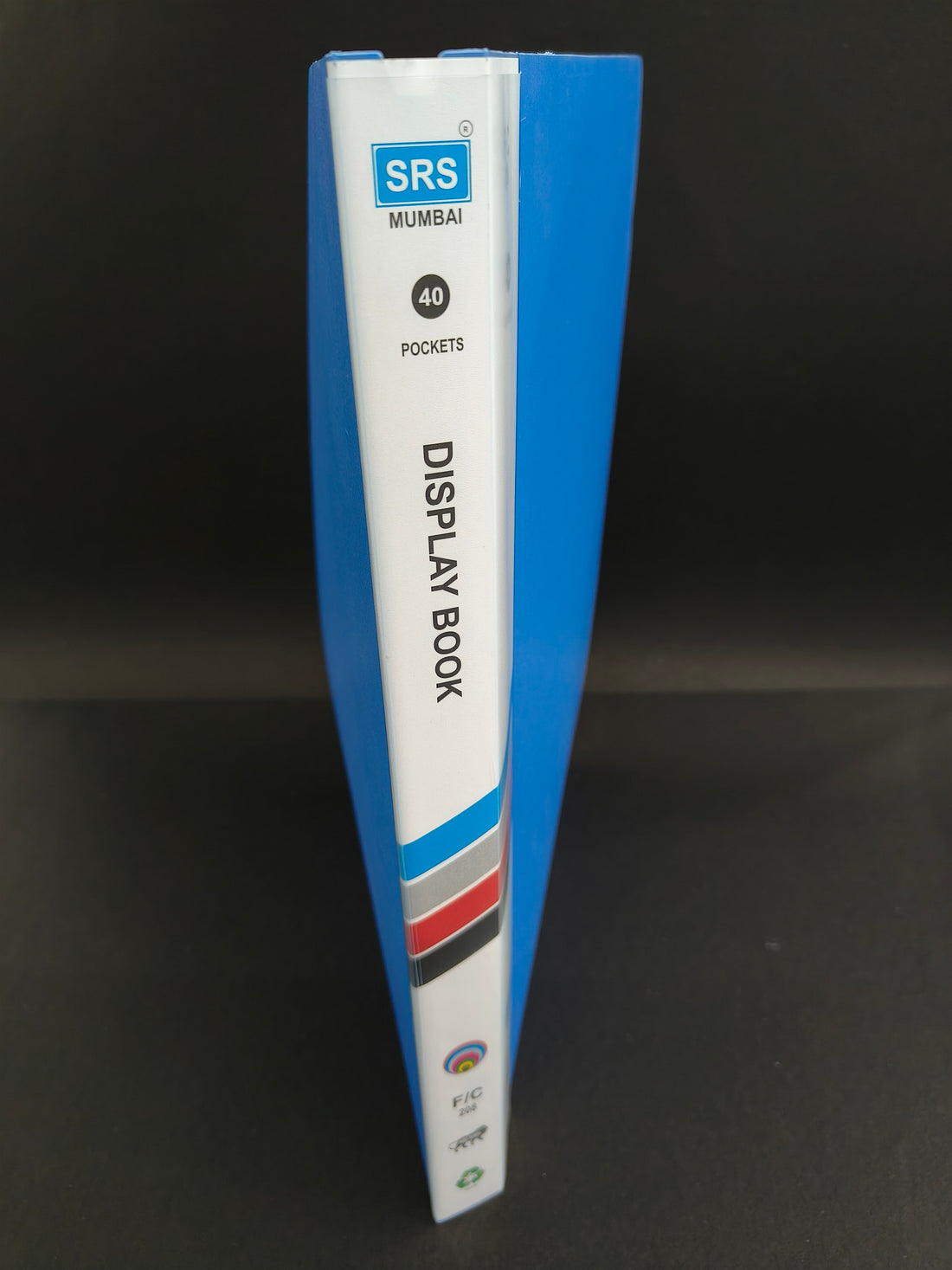 SRS FC Display Book 40 Pocket – File for Document Organization | Best for Schools, Offices & Court Use (Pack of 1)